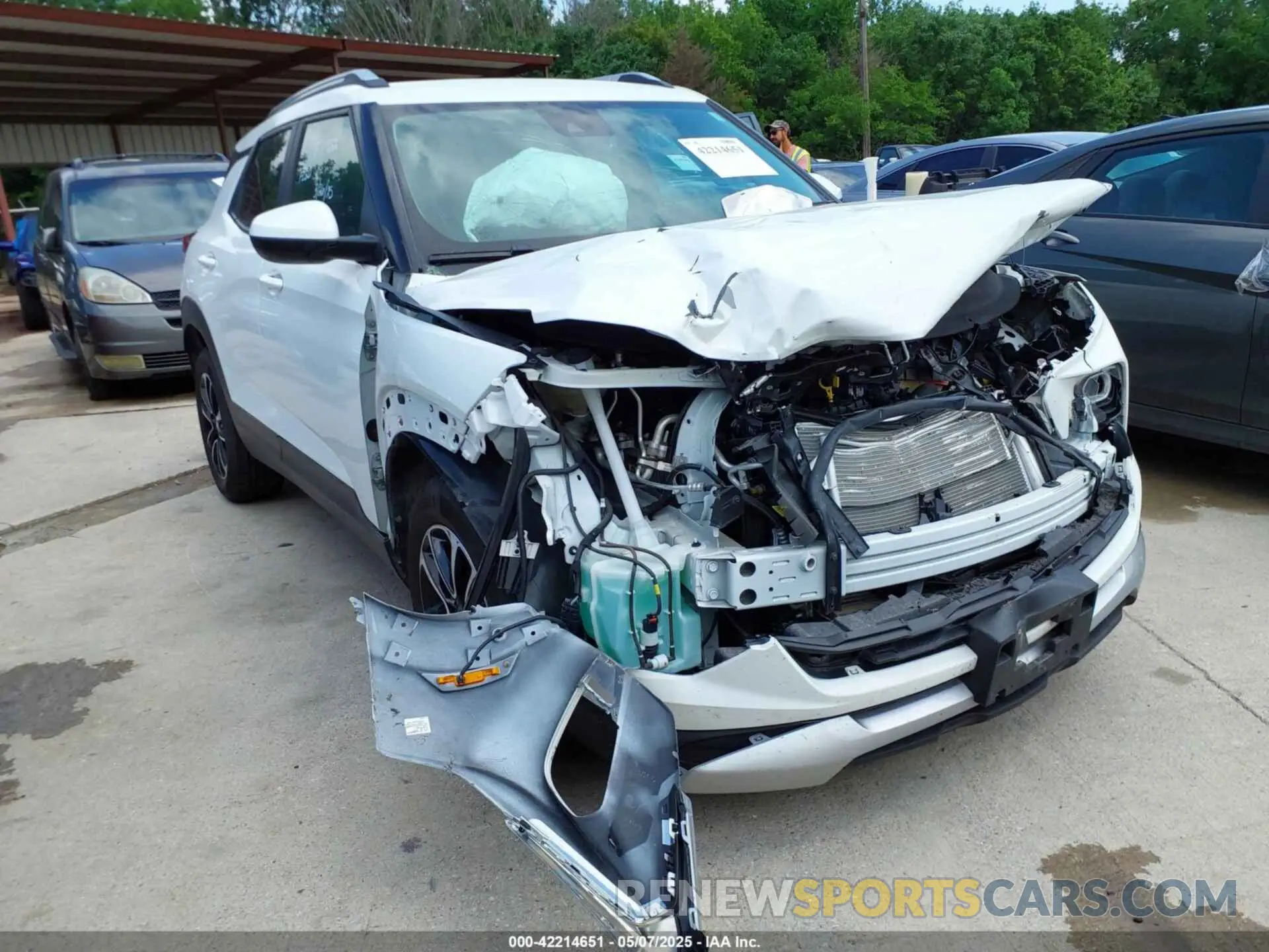 1 Photograph of a damaged car KL79MPSL4RB120653 CHEVROLET TRAILBLAZER 2024