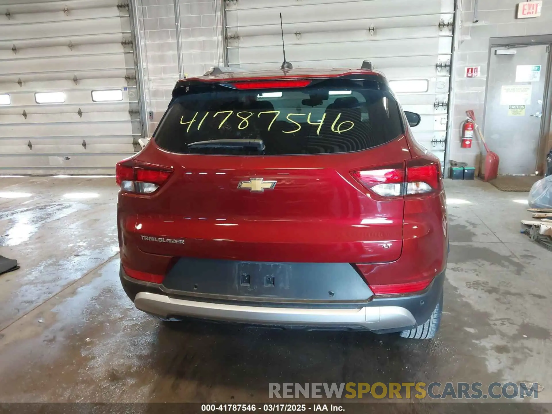 16 Photograph of a damaged car KL79MPSL5RB182434 CHEVROLET TRAILBLAZER 2024