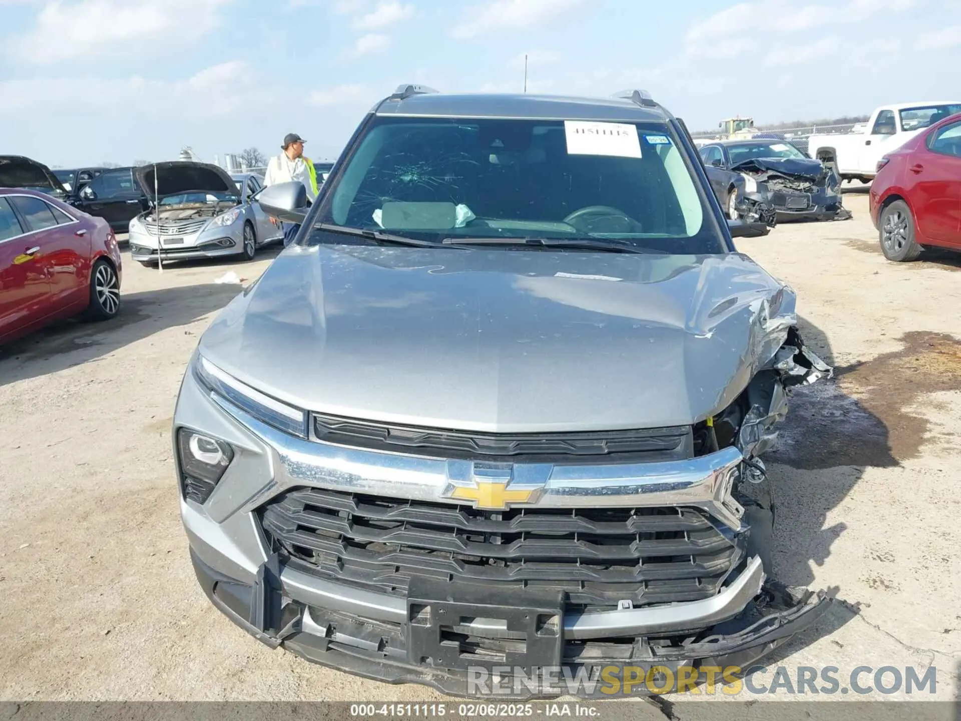 12 Photograph of a damaged car KL79MPSL7RB186016 CHEVROLET TRAILBLAZER 2024