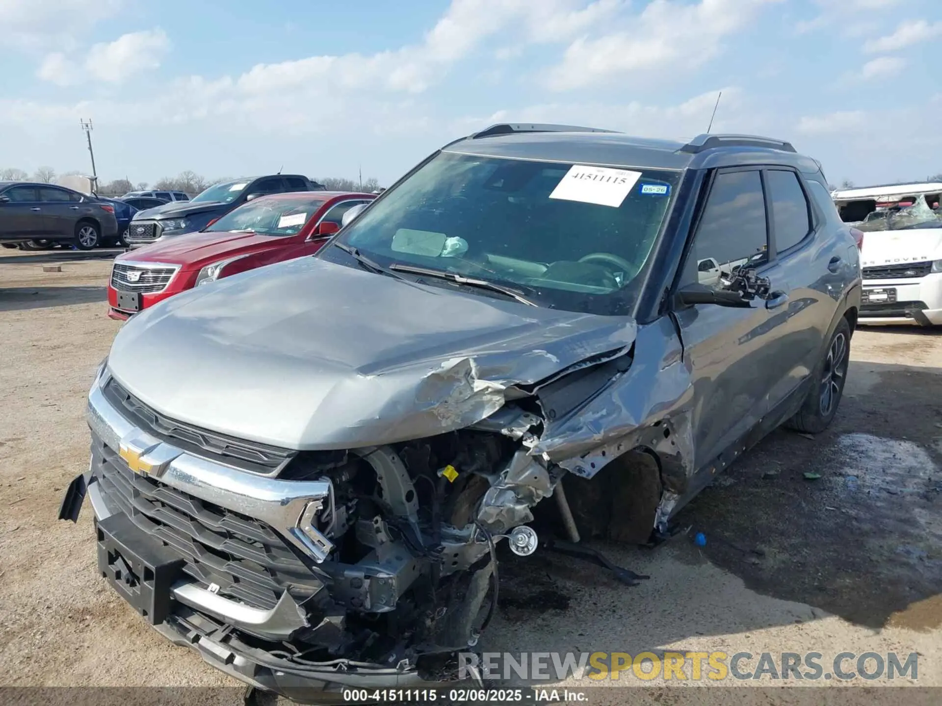 2 Photograph of a damaged car KL79MPSL7RB186016 CHEVROLET TRAILBLAZER 2024