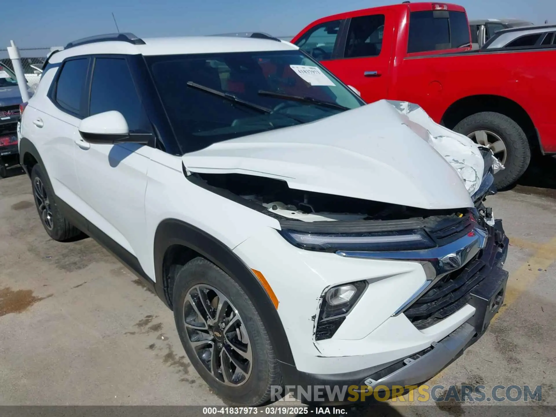 1 Photograph of a damaged car KL79MPSL8RB162579 CHEVROLET TRAILBLAZER 2024