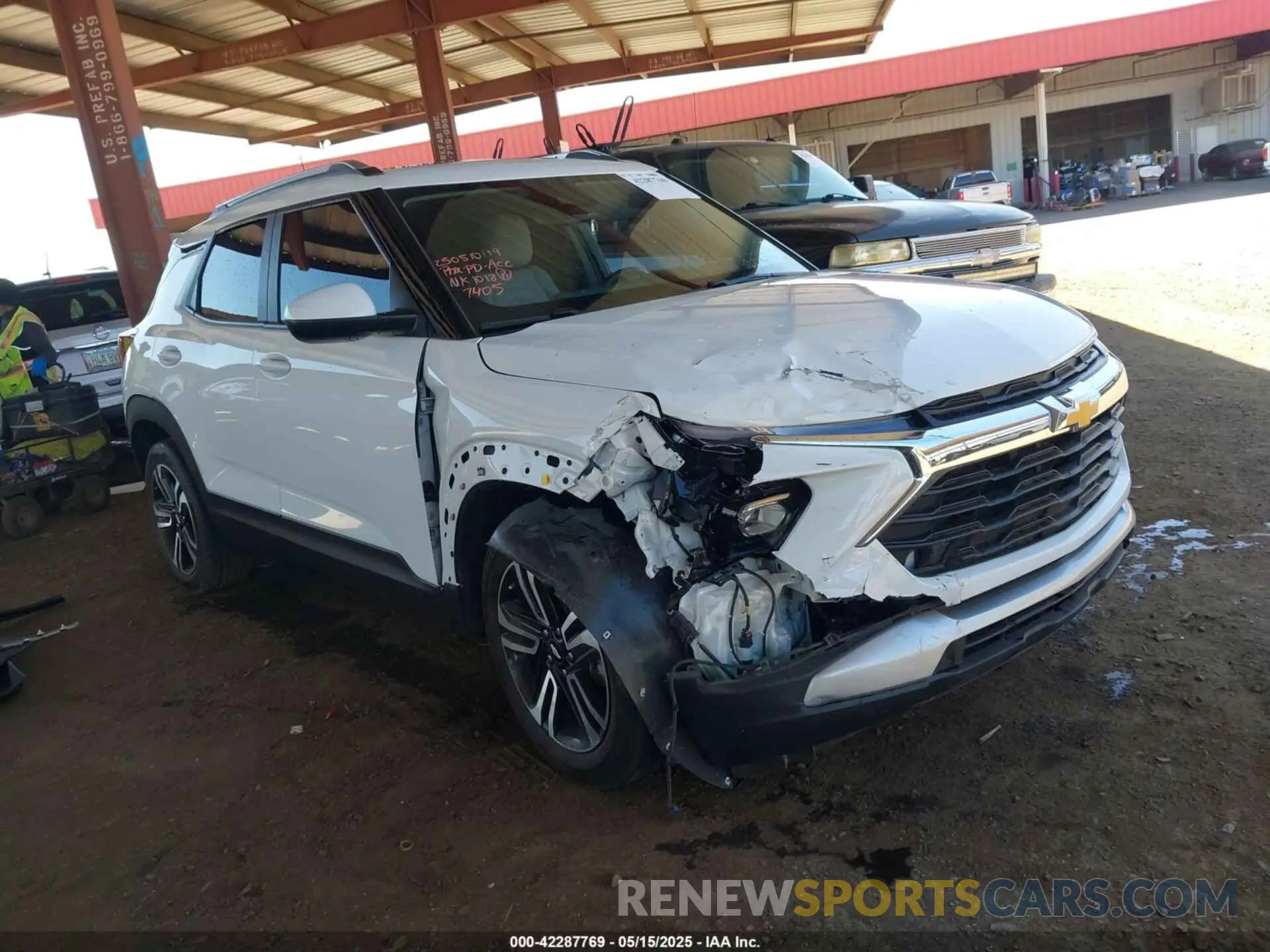1 Photograph of a damaged car KL79MRSL5RB077405 CHEVROLET TRAILBLAZER 2024