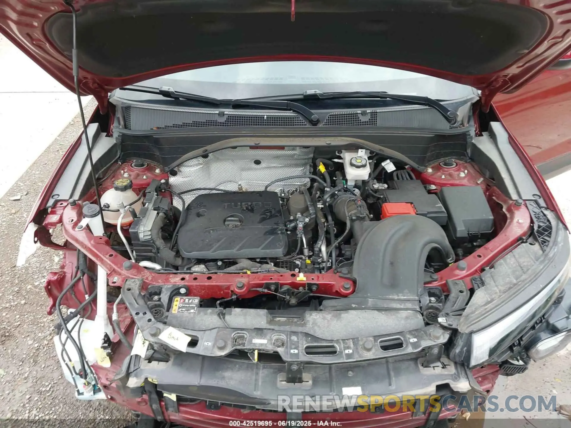 10 Photograph of a damaged car KL79MRSL5RB108524 CHEVROLET TRAILBLAZER 2024
