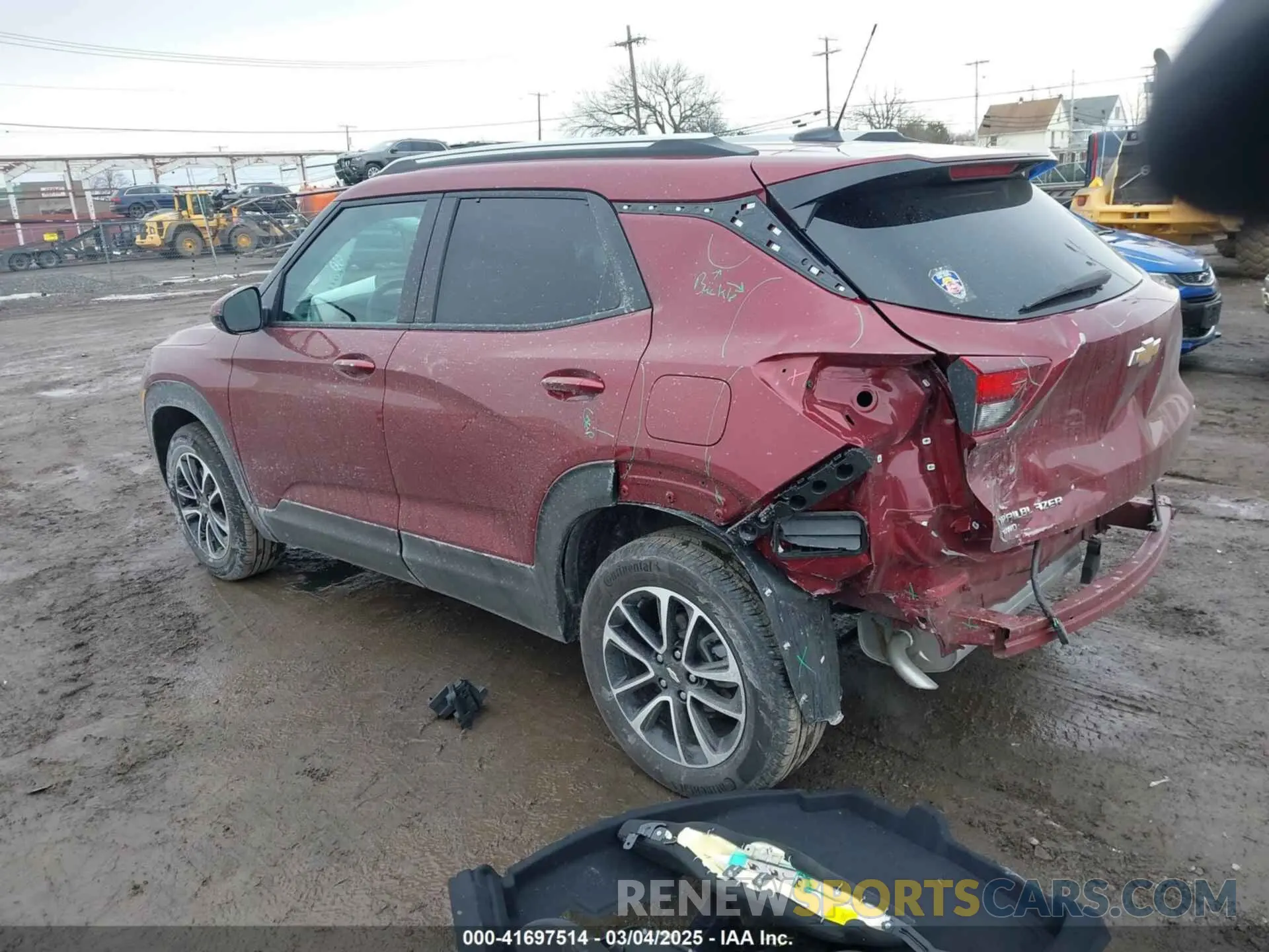 3 Photograph of a damaged car KL79MRSL8RB183007 CHEVROLET TRAILBLAZER 2024