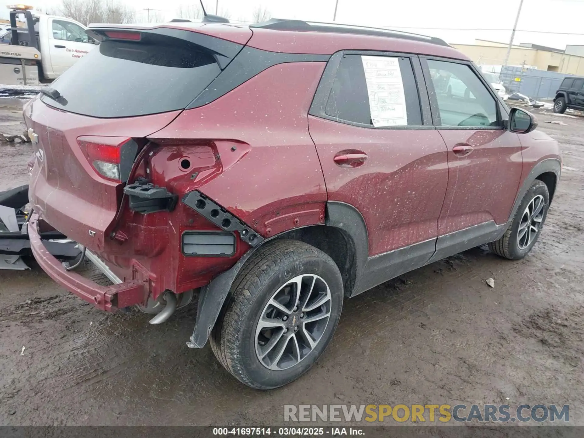 4 Photograph of a damaged car KL79MRSL8RB183007 CHEVROLET TRAILBLAZER 2024