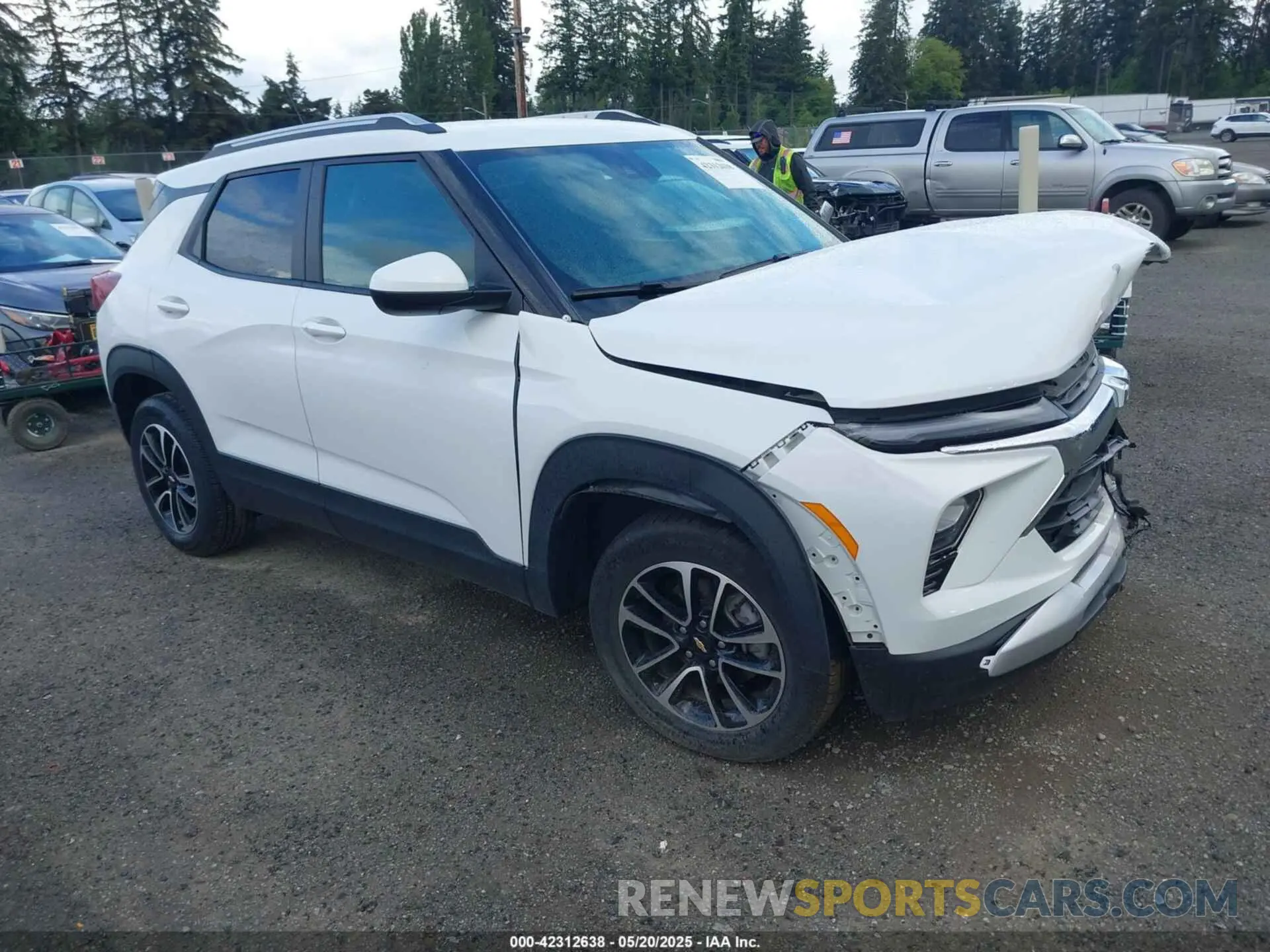 1 Photograph of a damaged car KL79MRSL9RB213891 CHEVROLET TRAILBLAZER 2024