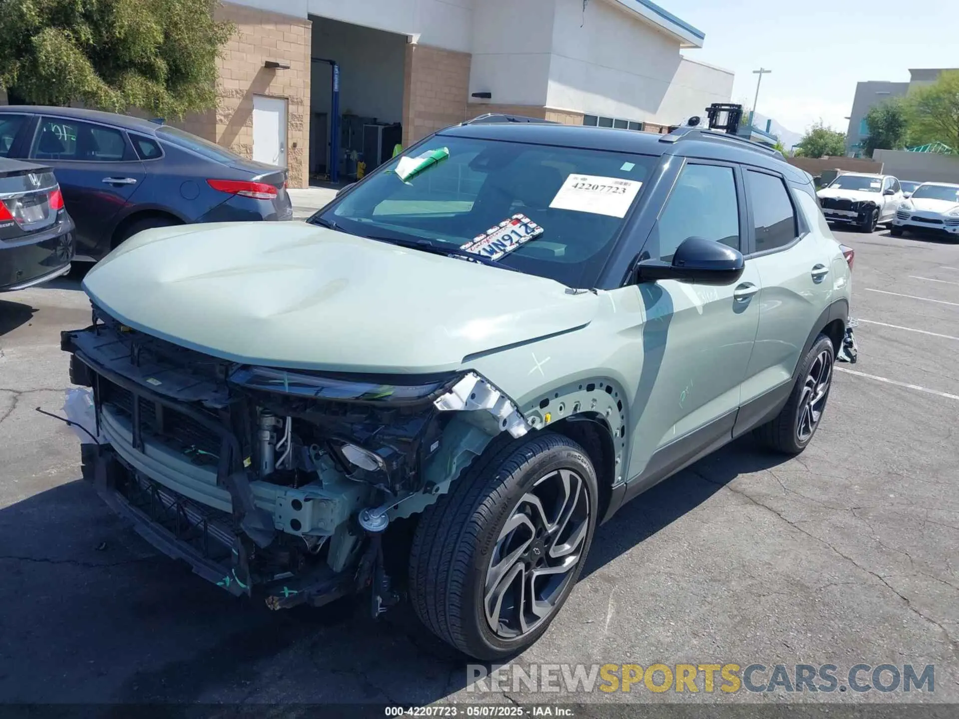 2 Photograph of a damaged car KL79MTSL0RB091788 CHEVROLET TRAILBLAZER 2024