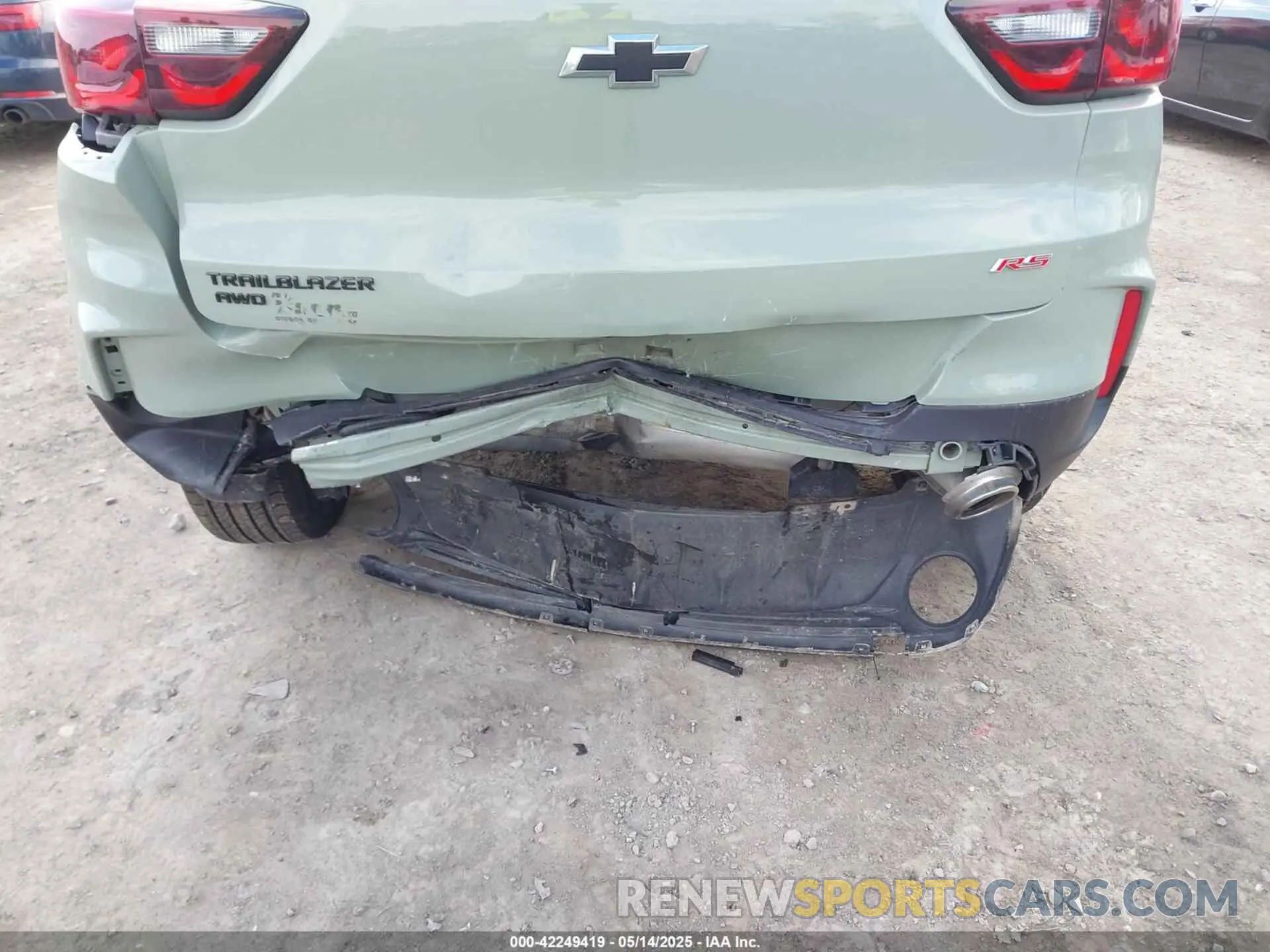 6 Photograph of a damaged car KL79MUSL4RB050201 CHEVROLET TRAILBLAZER 2024