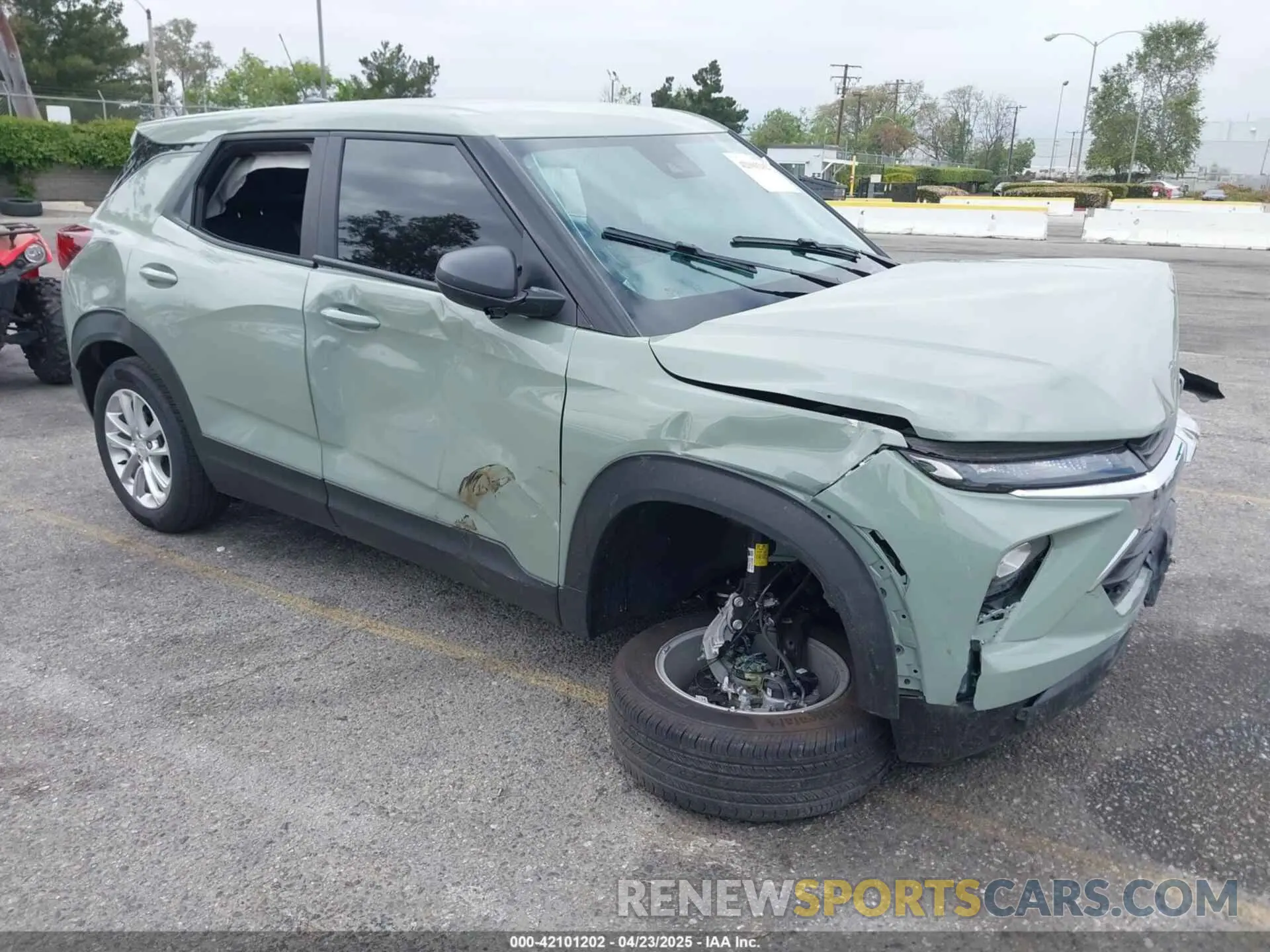 1 Photograph of a damaged car KL79MMSL7SB078029 CHEVROLET TRAILBLAZER 2025