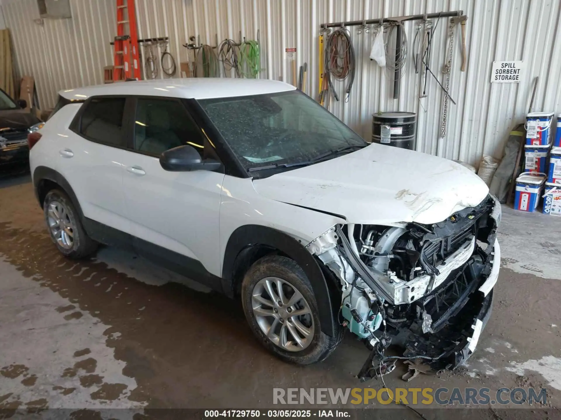 1 Photograph of a damaged car KL79MMSP3SB035956 CHEVROLET TRAILBLAZER 2025