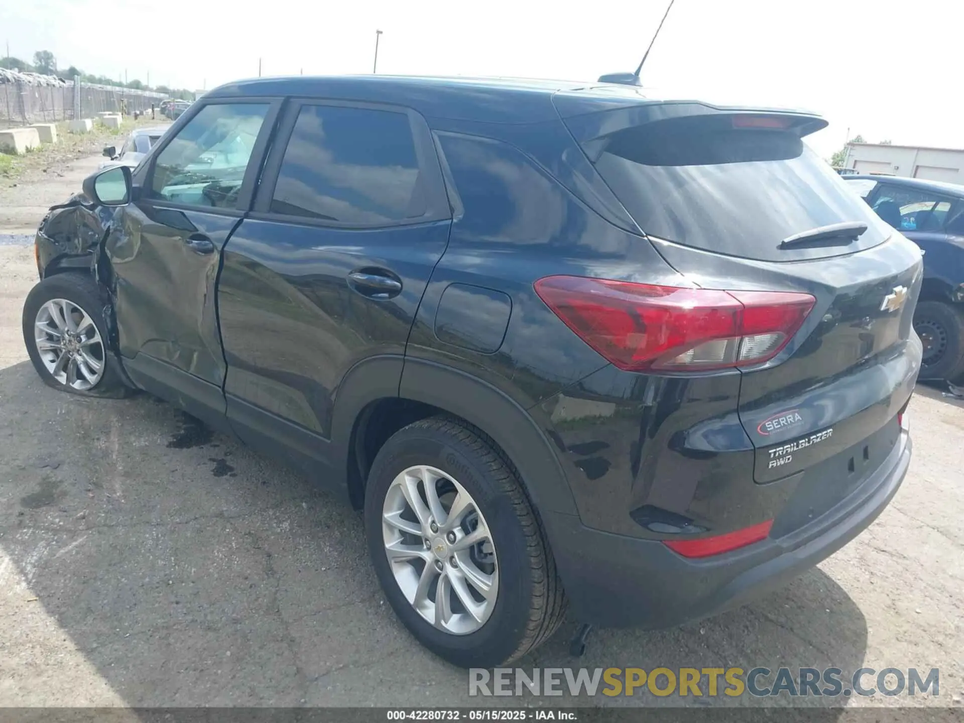 3 Photograph of a damaged car KL79MNSLXSB126404 CHEVROLET TRAILBLAZER 2025