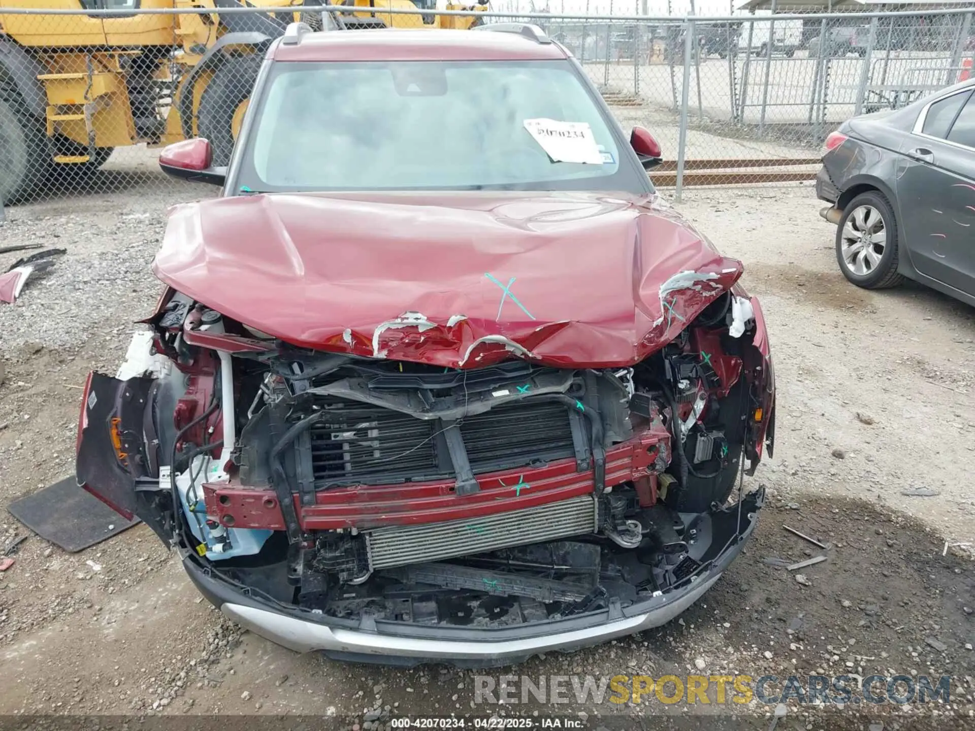 13 Photograph of a damaged car KL79MPSL7SB050099 CHEVROLET TRAILBLAZER 2025