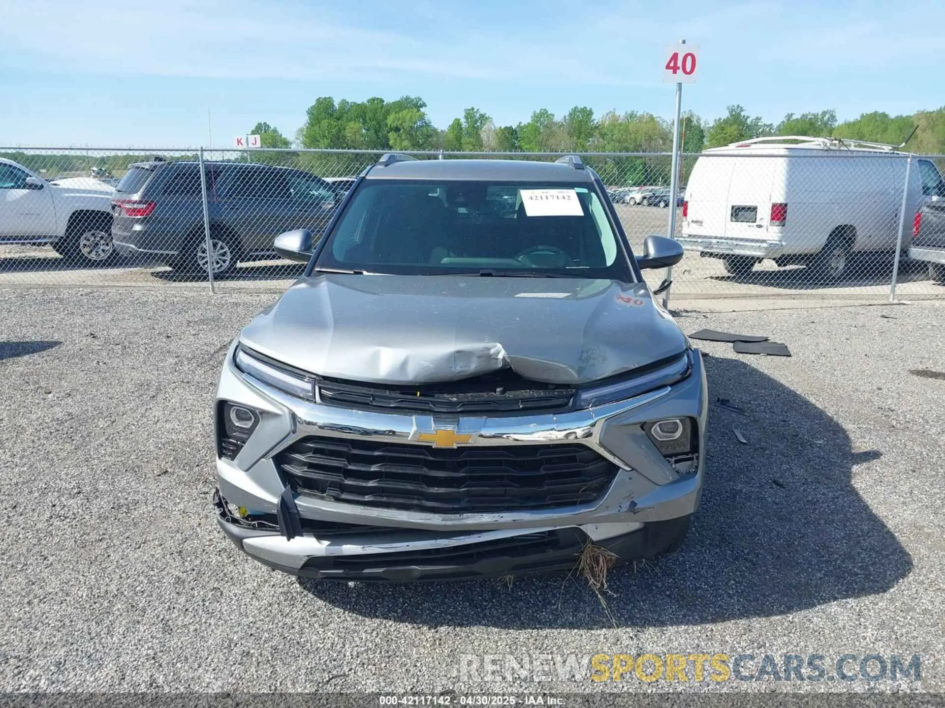 12 Photograph of a damaged car KL79MPSL8SB016270 CHEVROLET TRAILBLAZER 2025