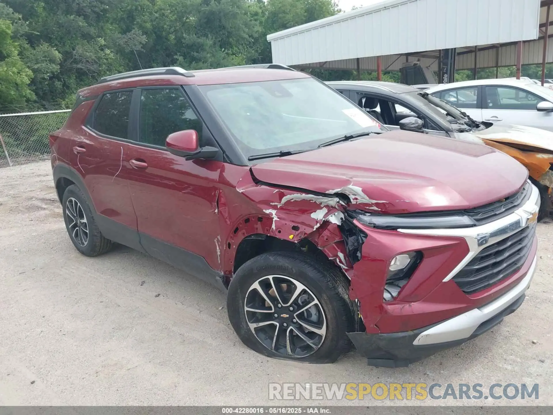 1 Photograph of a damaged car KL79MPSP8SB124648 CHEVROLET TRAILBLAZER 2025