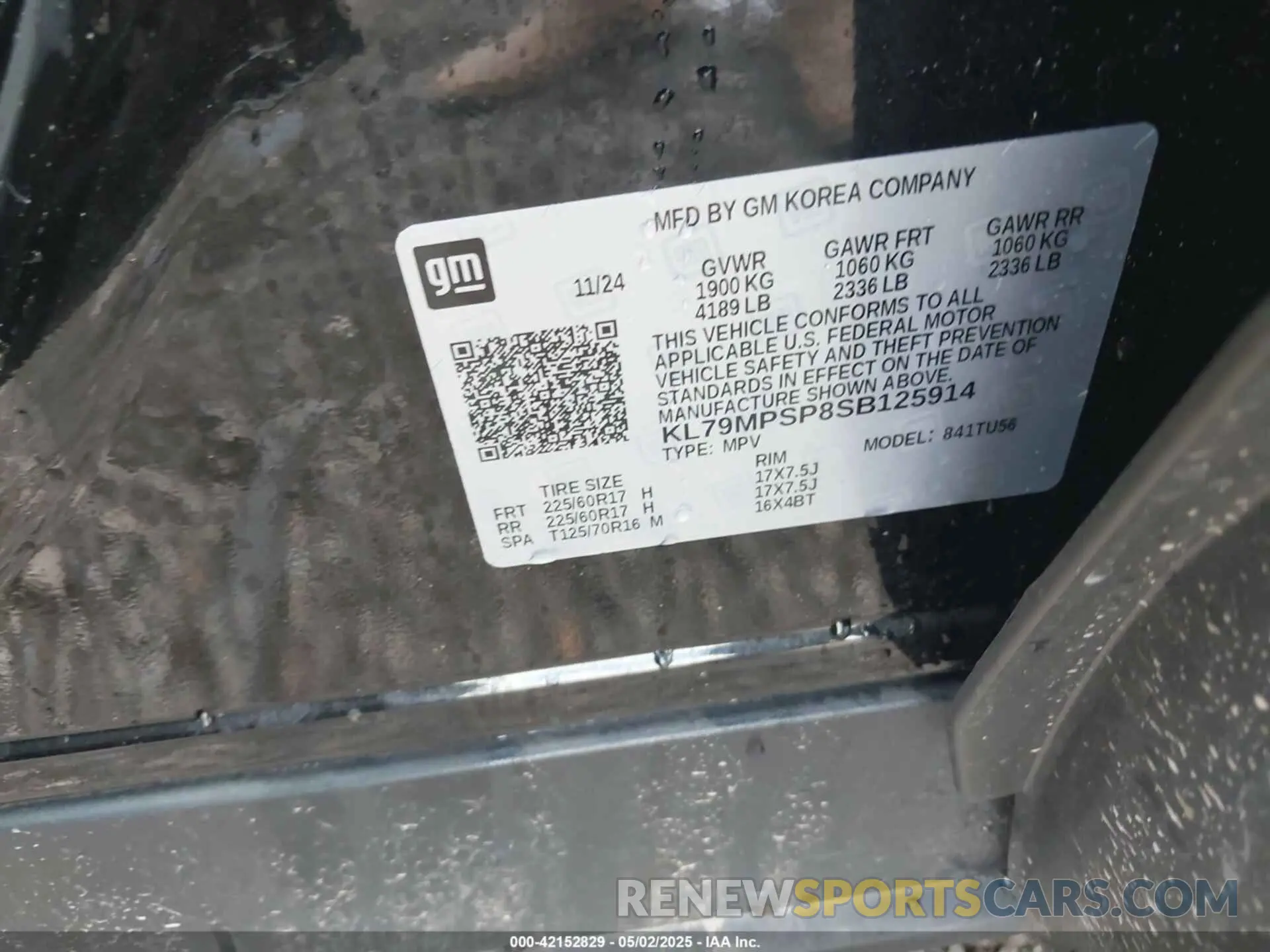 9 Photograph of a damaged car KL79MPSP8SB125914 CHEVROLET TRAILBLAZER 2025