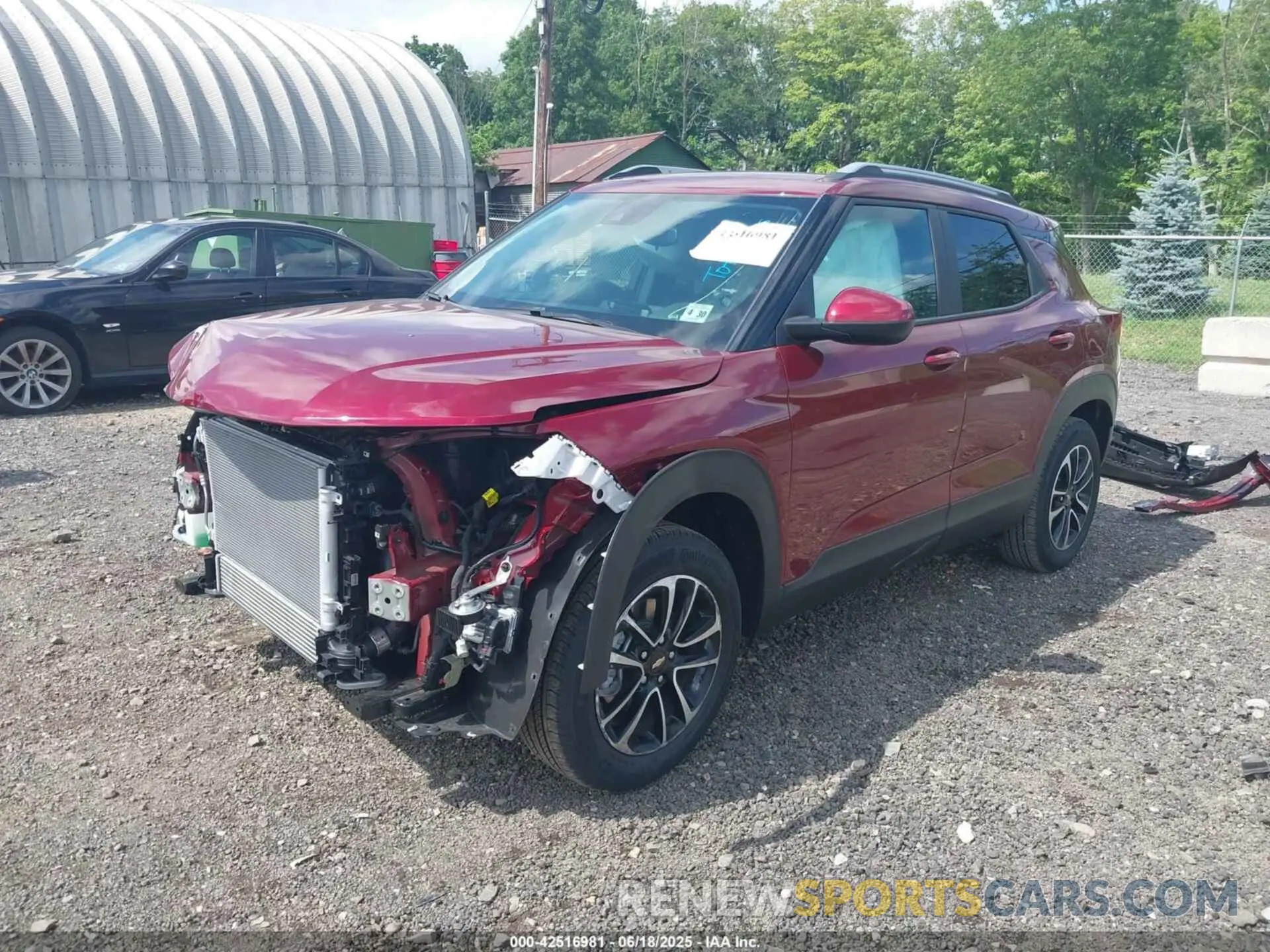 2 Photograph of a damaged car KL79MRSL2SB193604 CHEVROLET TRAILBLAZER 2025