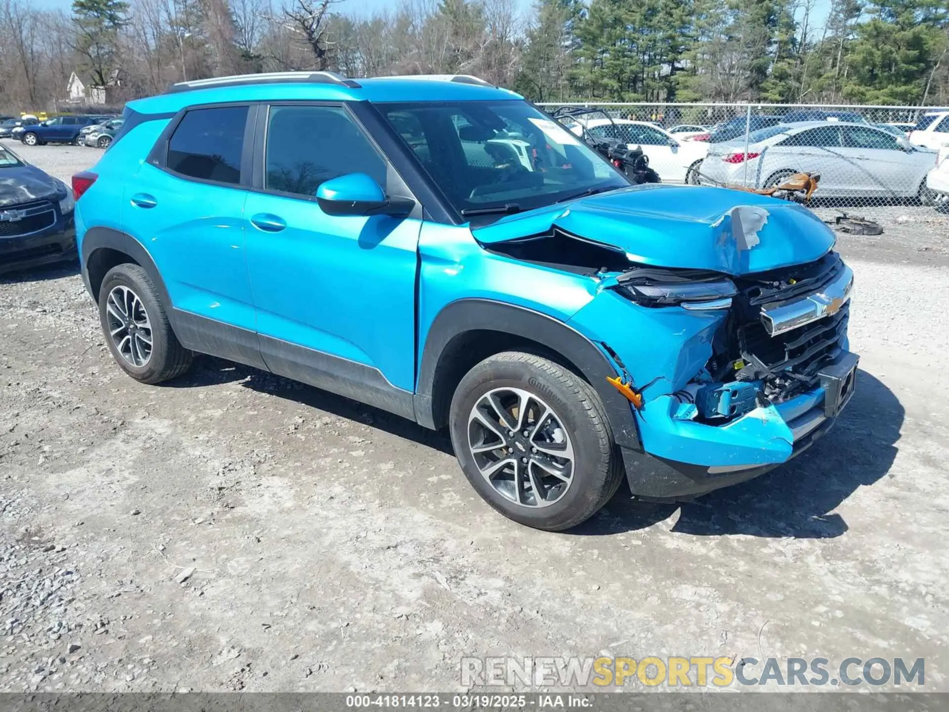 1 Photograph of a damaged car KL79MRSL6SB028333 CHEVROLET TRAILBLAZER 2025
