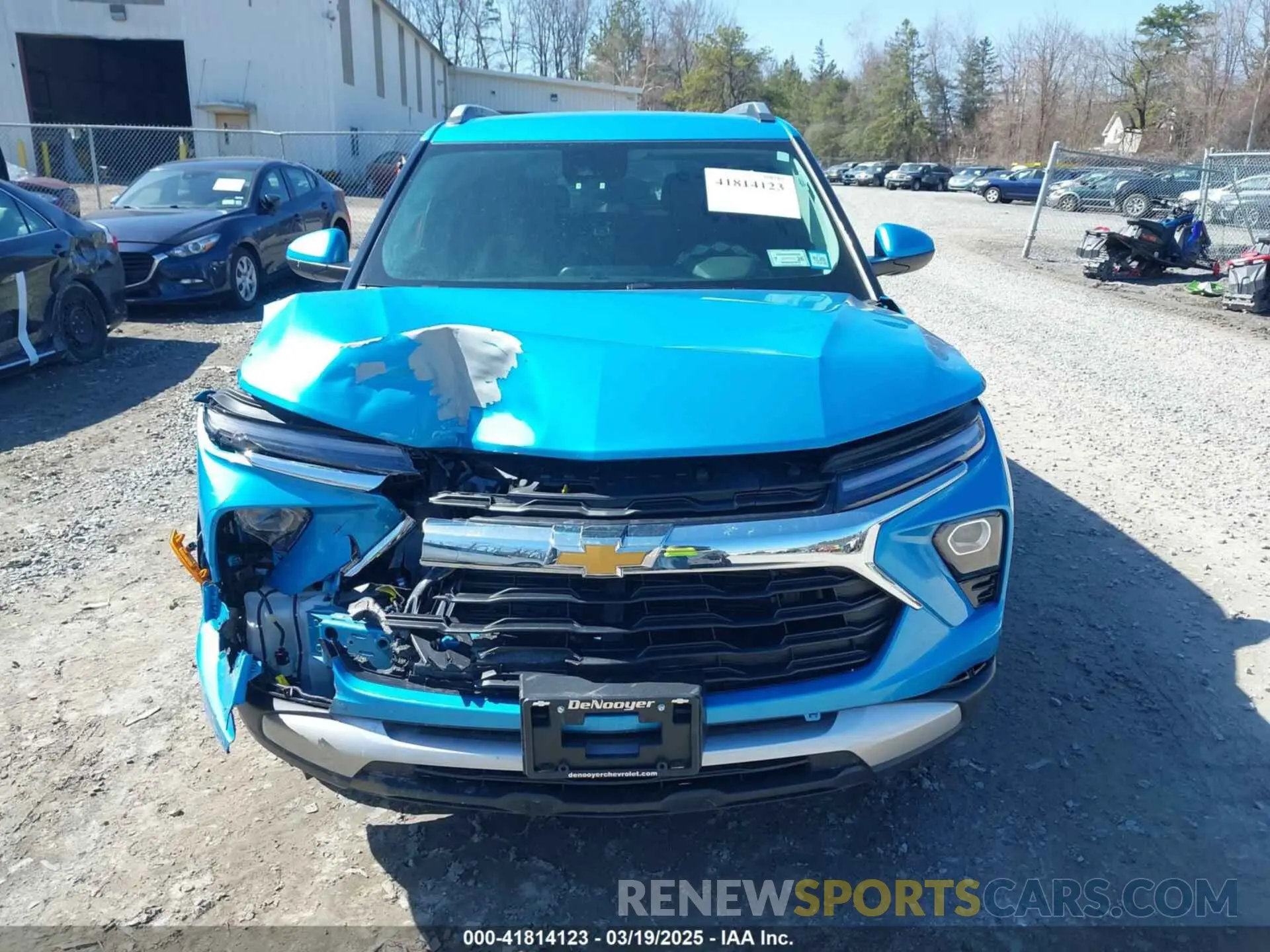 12 Photograph of a damaged car KL79MRSL6SB028333 CHEVROLET TRAILBLAZER 2025