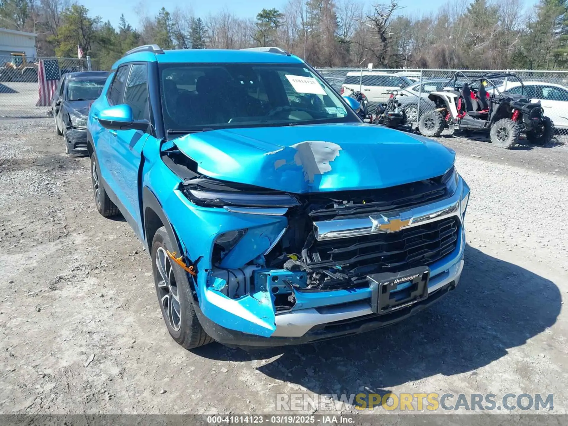 6 Photograph of a damaged car KL79MRSL6SB028333 CHEVROLET TRAILBLAZER 2025