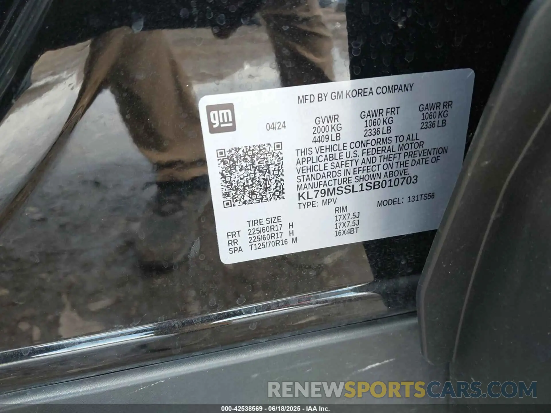 9 Photograph of a damaged car KL79MSSL1SB010703 CHEVROLET TRAILBLAZER 2025