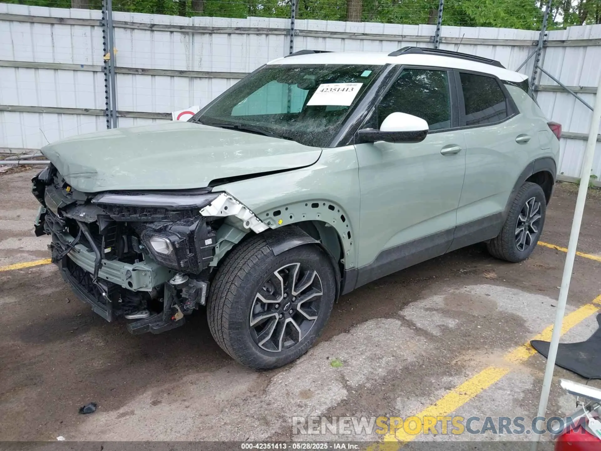 2 Photograph of a damaged car KL79MSSL2SB009334 CHEVROLET TRAILBLAZER 2025