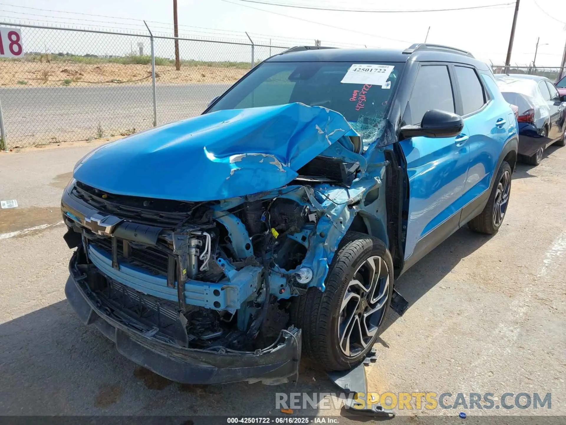 2 Photograph of a damaged car KL79MTSL5SB093624 CHEVROLET TRAILBLAZER 2025