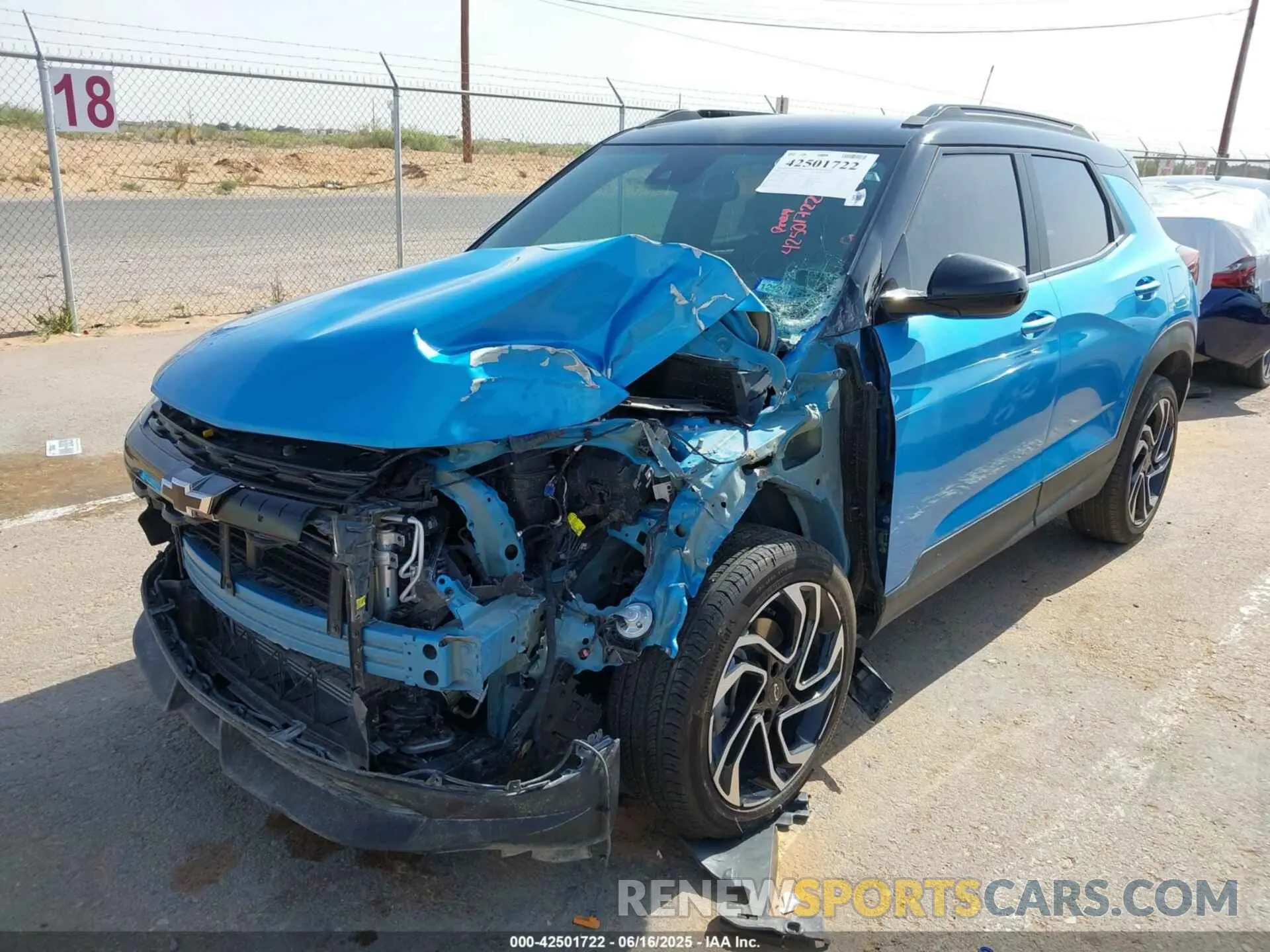 6 Photograph of a damaged car KL79MTSL5SB093624 CHEVROLET TRAILBLAZER 2025