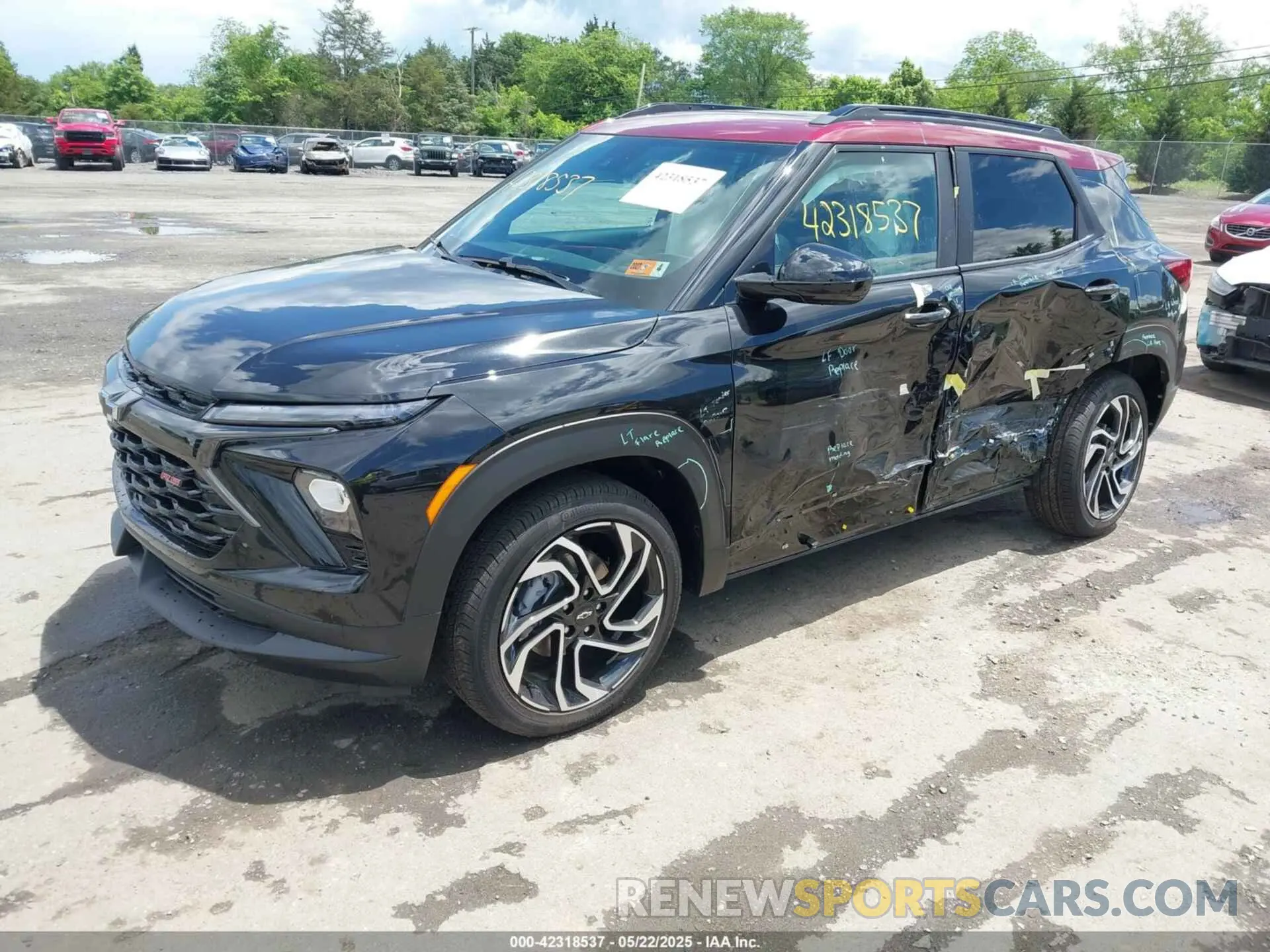2 Photograph of a damaged car KL79MUSL2SB181228 CHEVROLET TRAILBLAZER 2025