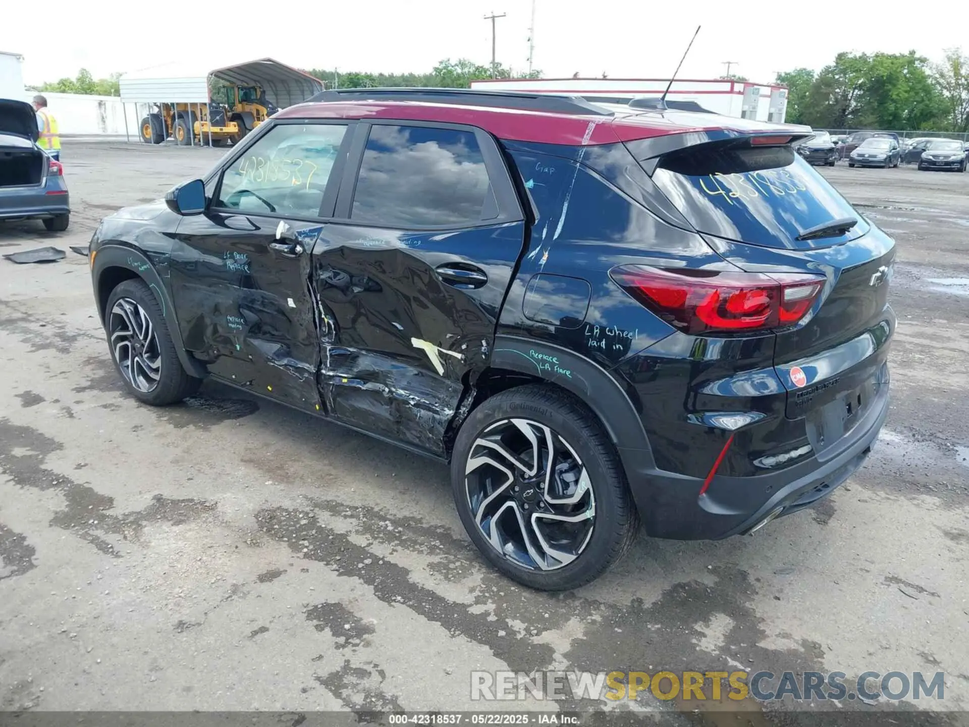 3 Photograph of a damaged car KL79MUSL2SB181228 CHEVROLET TRAILBLAZER 2025