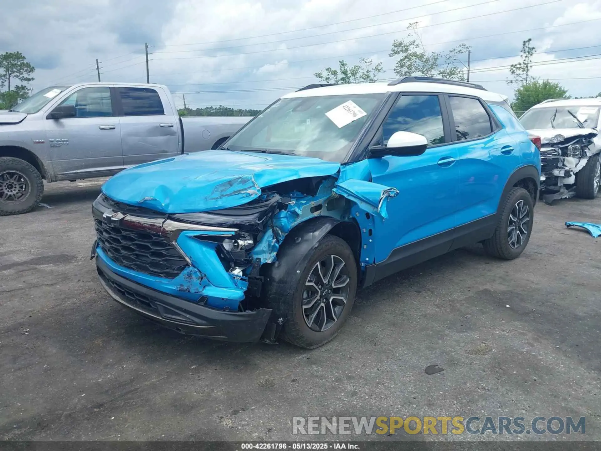 2 Photograph of a damaged car KL79MVSL1SB066934 CHEVROLET TRAILBLAZER 2025