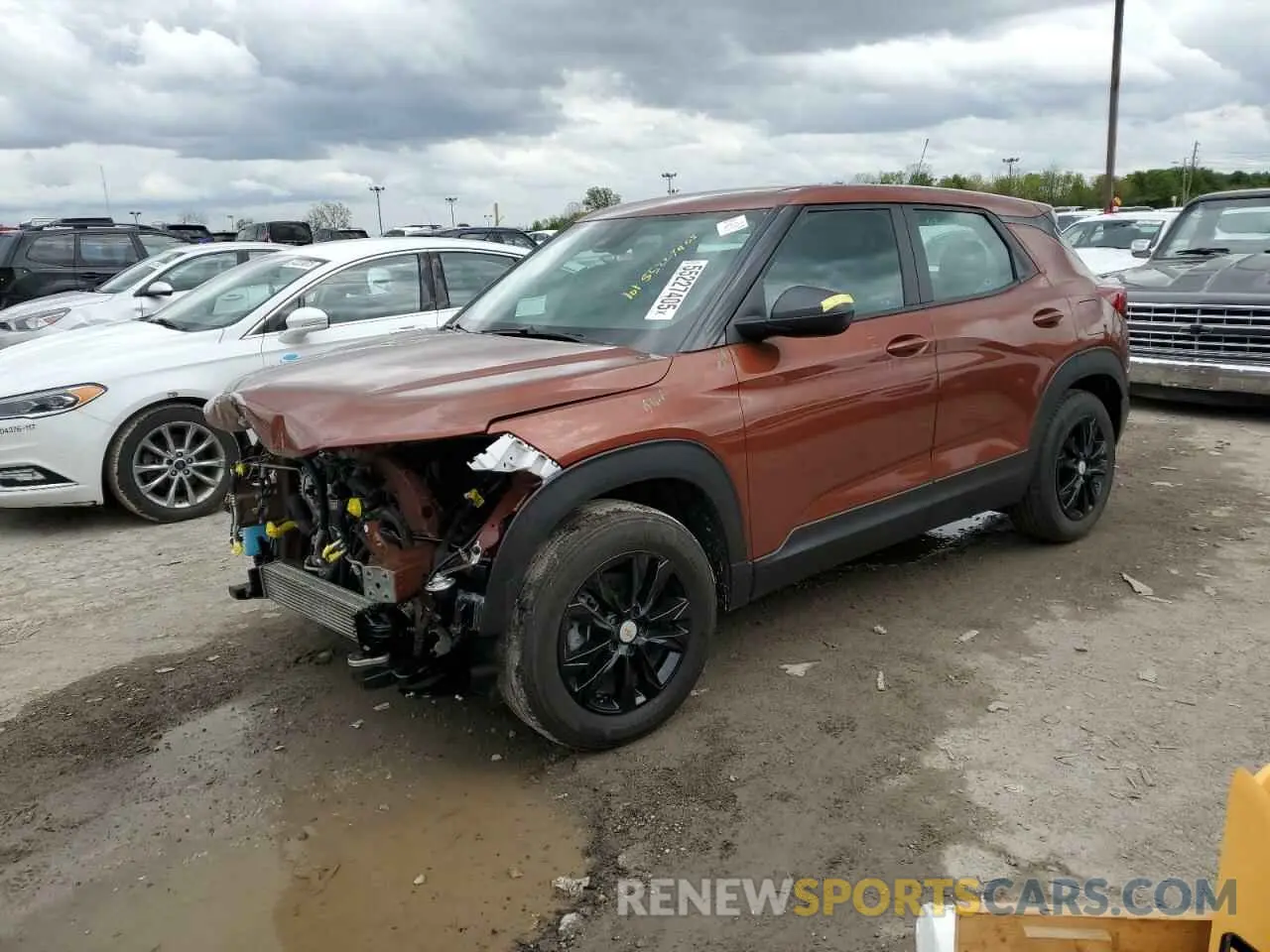1 Photograph of a damaged car KL79MMS20MB095488 CHEVROLET TRAILBLZR 2021