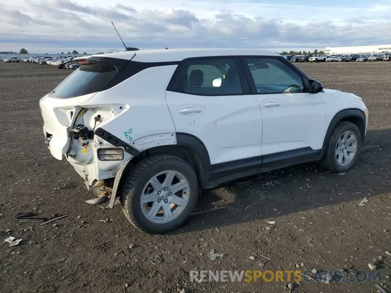 3 Photograph of a damaged car KL79MMS23MB036063 CHEVROLET TRAILBLZR 2021