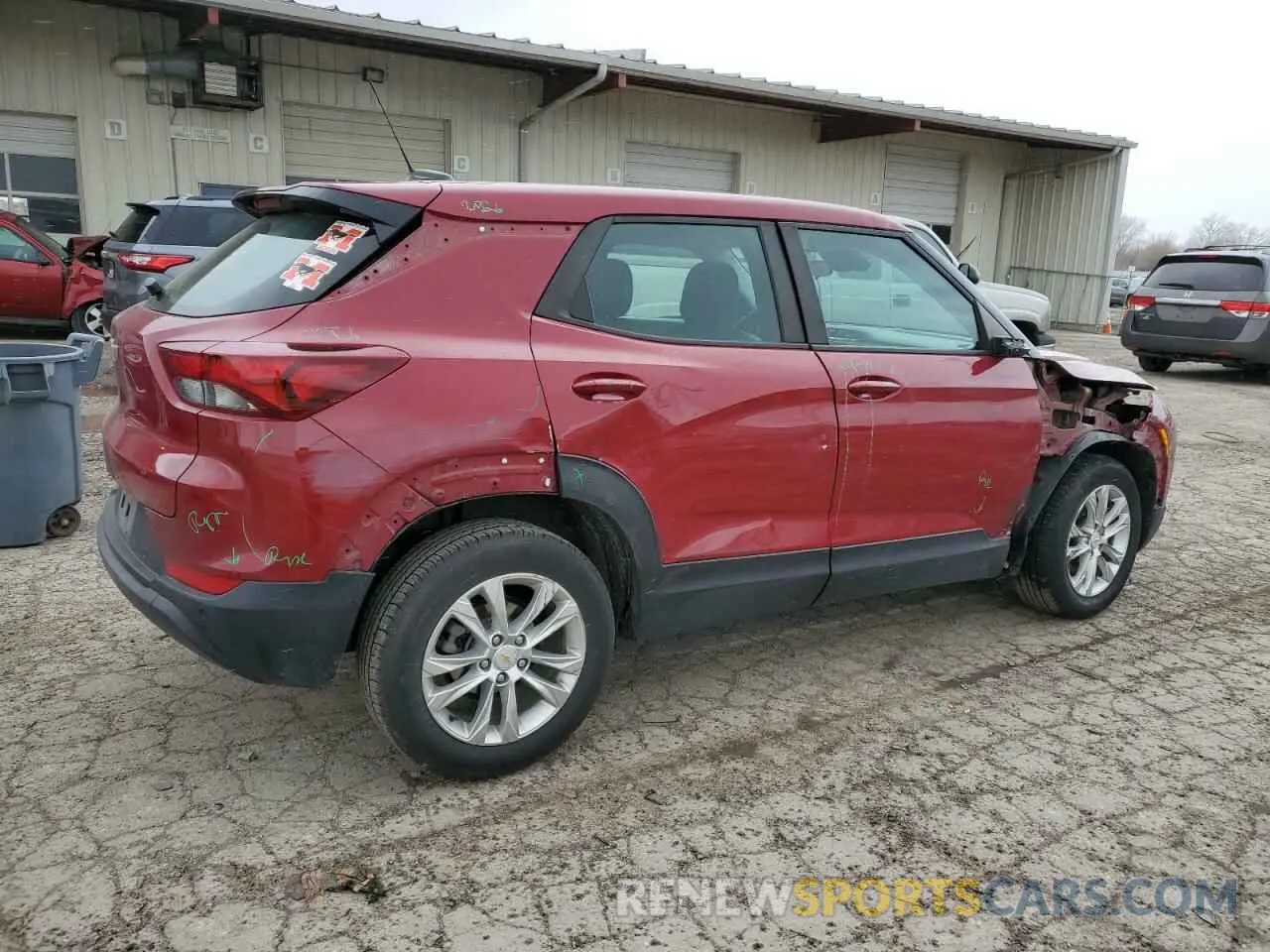 3 Photograph of a damaged car KL79MMS24MB133689 CHEVROLET TRAILBLZR 2021