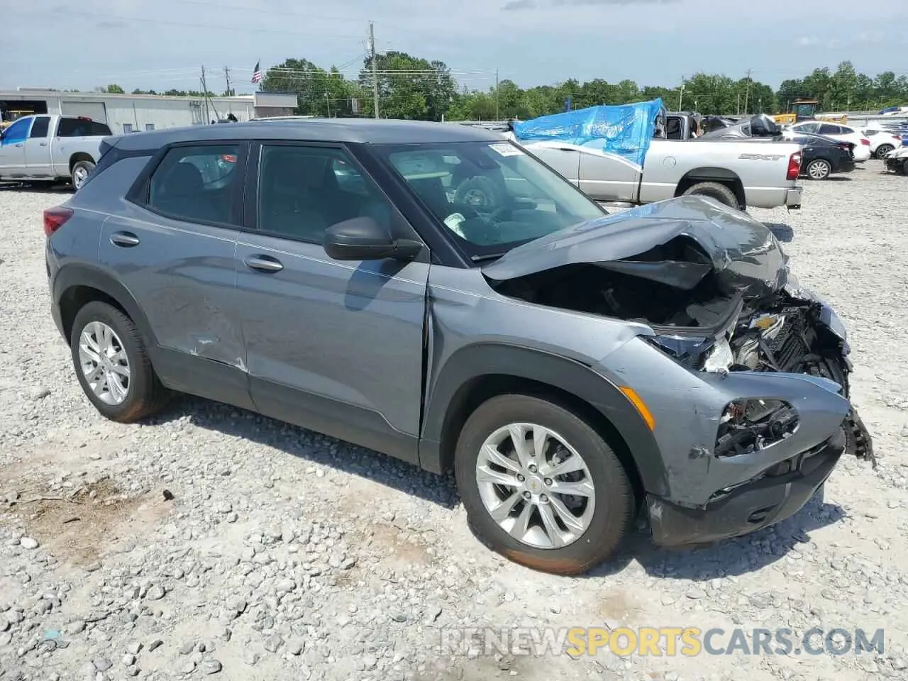4 Photograph of a damaged car KL79MMS25MB166345 CHEVROLET TRAILBLZR 2021
