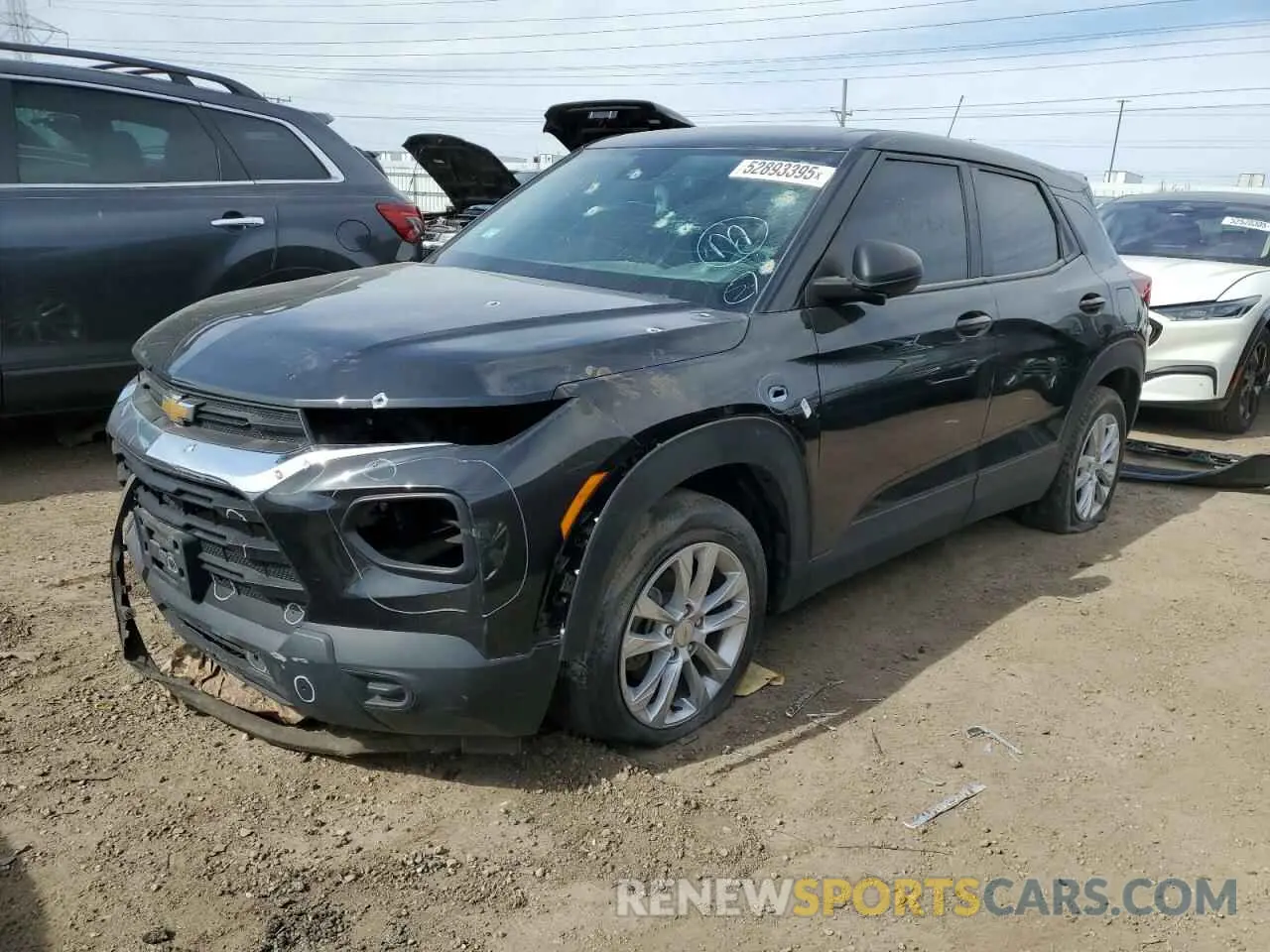 1 Photograph of a damaged car KL79MMS26MB082616 CHEVROLET TRAILBLZR 2021