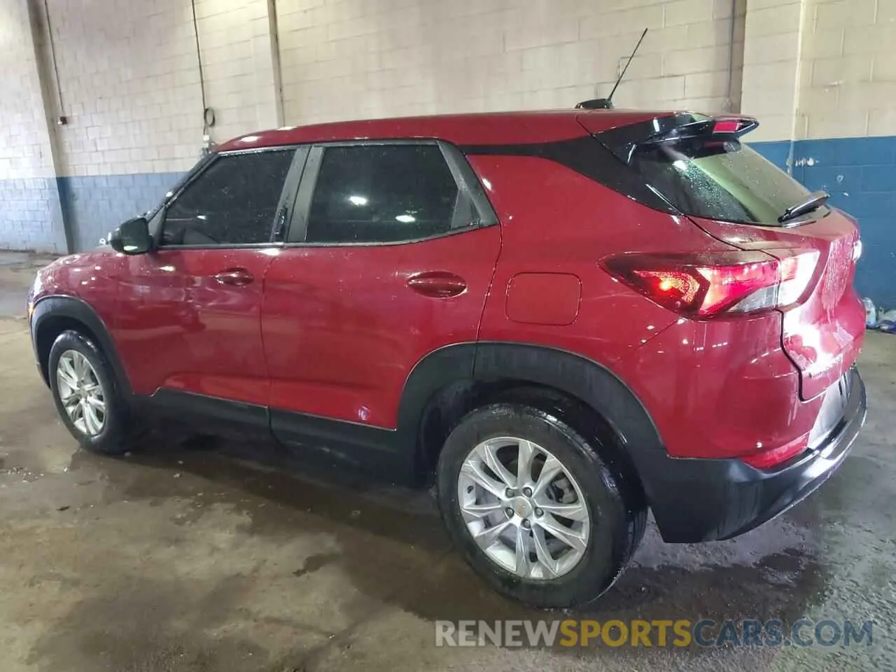 2 Photograph of a damaged car KL79MMS28MB133582 CHEVROLET TRAILBLZR 2021