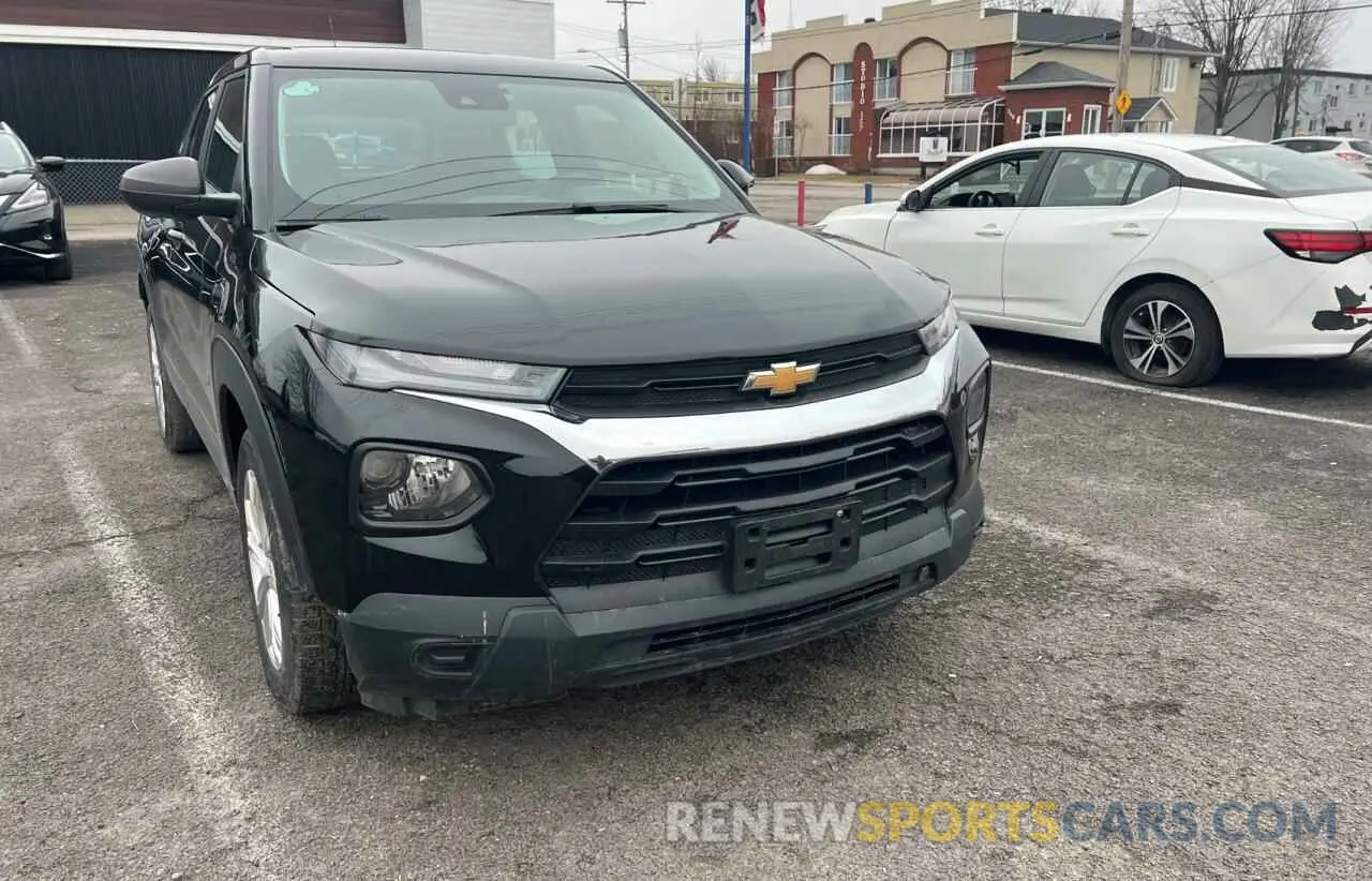 1 Photograph of a damaged car KL79MMS29MB005593 CHEVROLET TRAILBLZR 2021