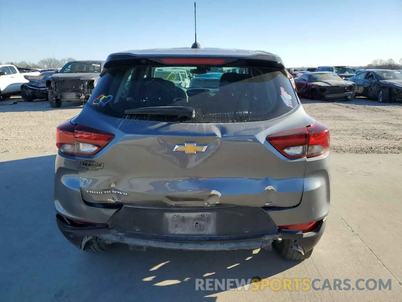 6 Photograph of a damaged car KL79MMS2XMB158029 CHEVROLET TRAILBLZR 2021