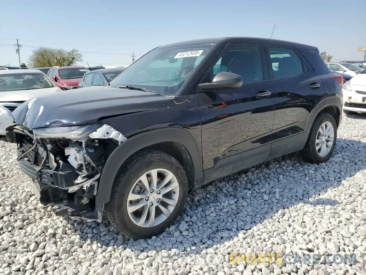 1 Photograph of a damaged car KL79MNSL1MB107596 CHEVROLET TRAILBLZR 2021