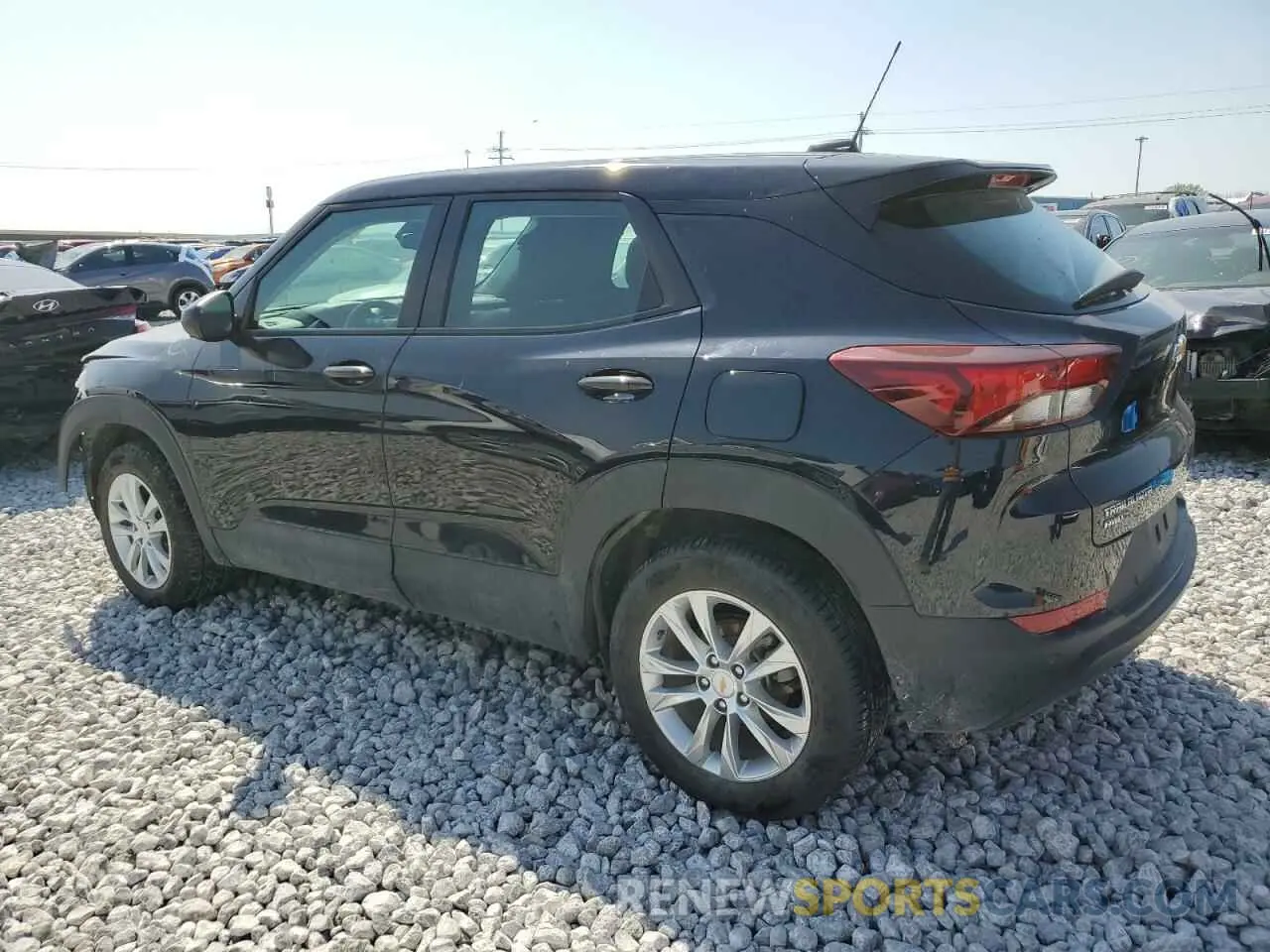 2 Photograph of a damaged car KL79MNSL1MB107596 CHEVROLET TRAILBLZR 2021