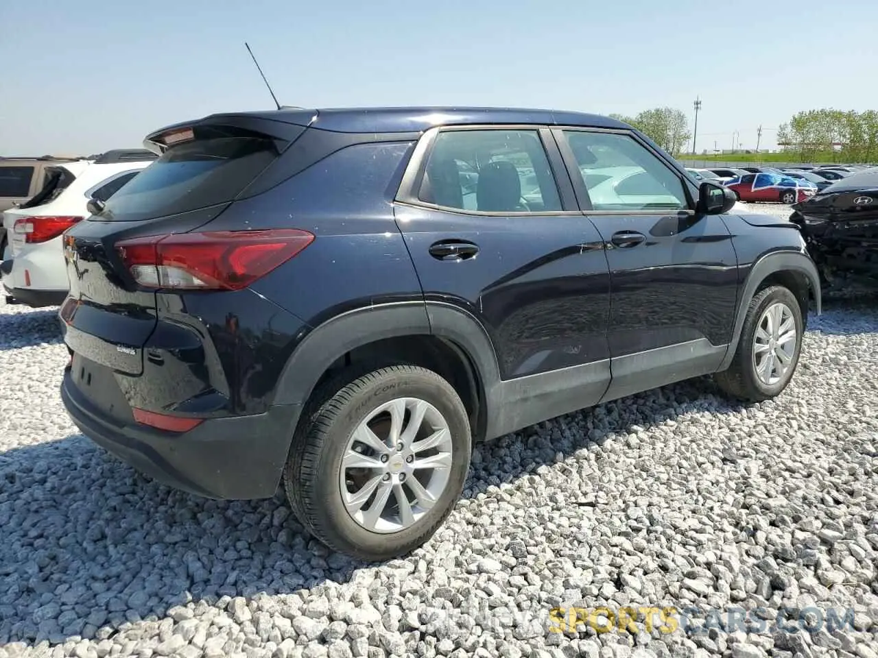 3 Photograph of a damaged car KL79MNSL1MB107596 CHEVROLET TRAILBLZR 2021