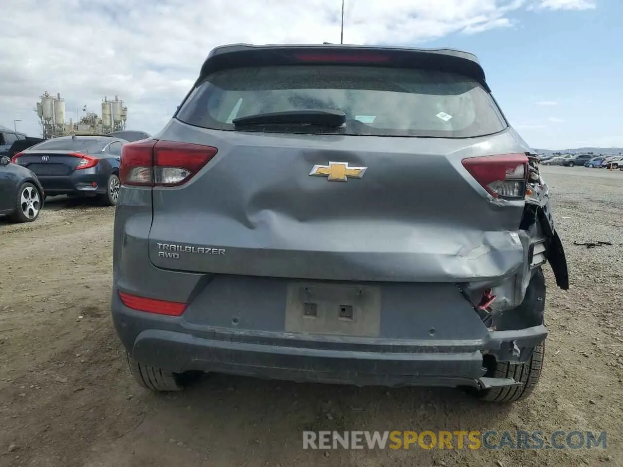 6 Photograph of a damaged car KL79MNSL2MB072924 CHEVROLET TRAILBLZR 2021