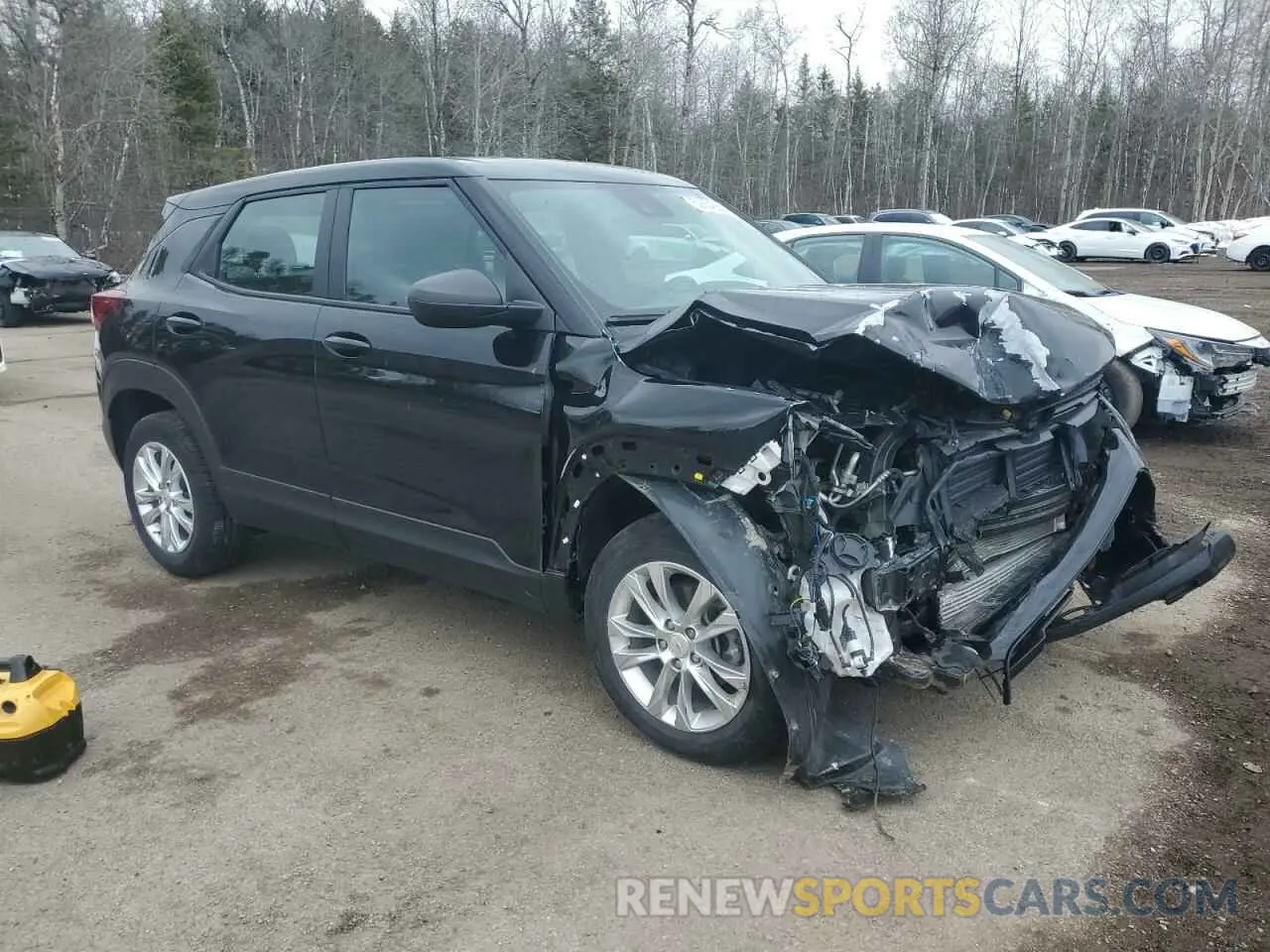 4 Photograph of a damaged car KL79MNSL4MB177710 CHEVROLET TRAILBLZR 2021