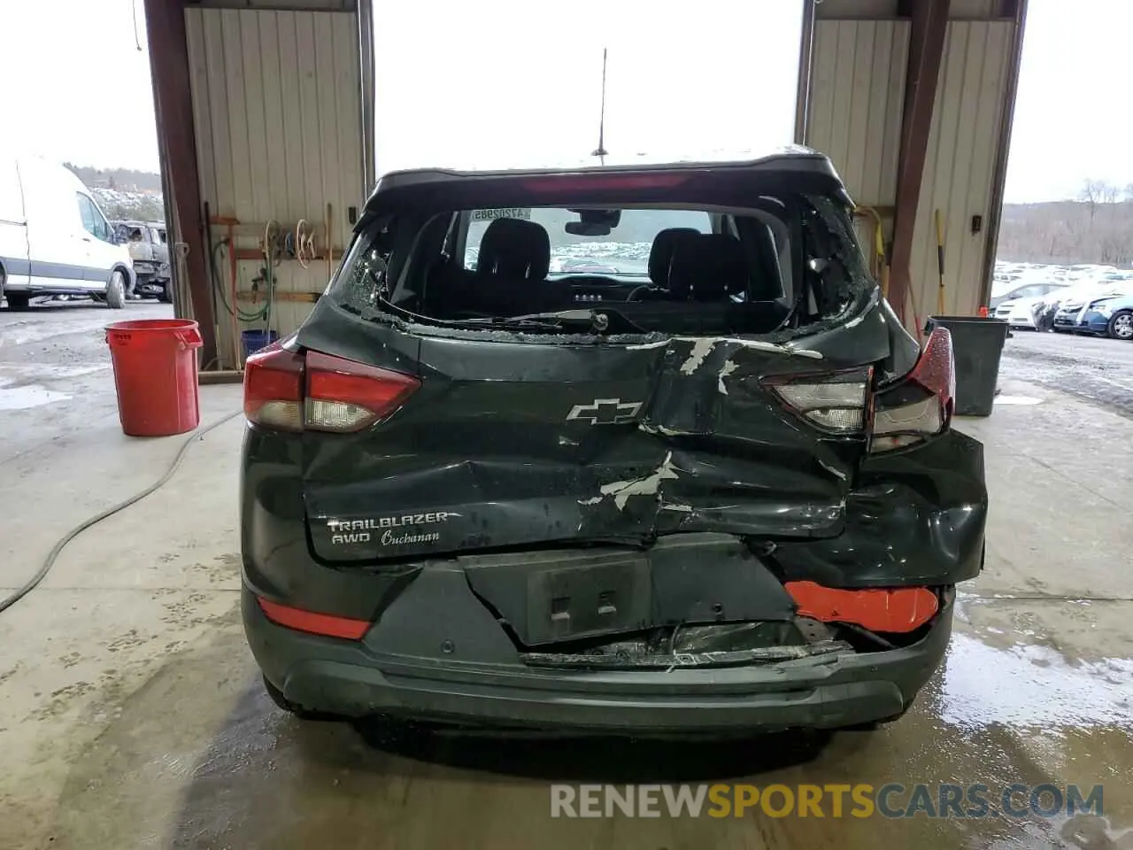 6 Photograph of a damaged car KL79MNSL9MB022568 CHEVROLET TRAILBLZR 2021