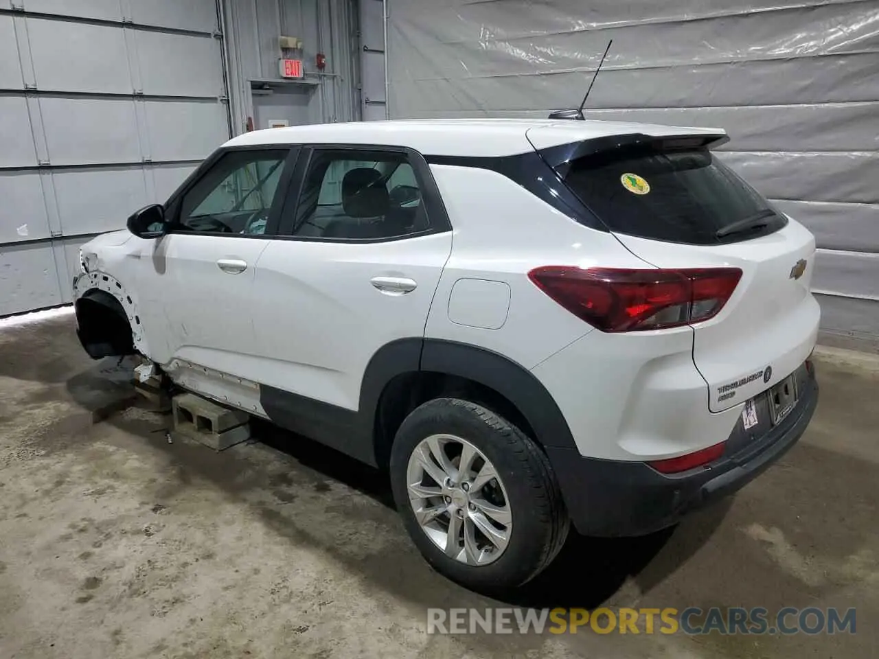 2 Photograph of a damaged car KL79MNSL9MB178027 CHEVROLET TRAILBLZR 2021