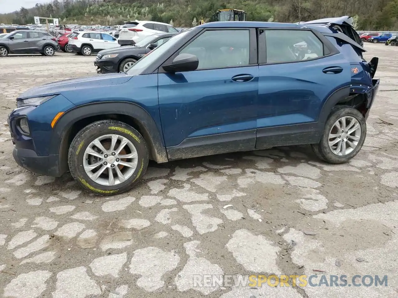 1 Photograph of a damaged car KL79MNSLXMB021879 CHEVROLET TRAILBLZR 2021