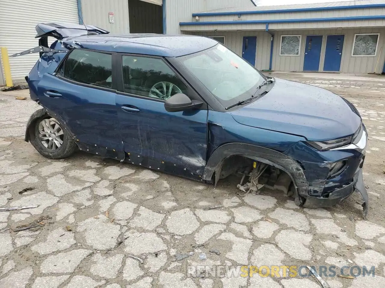 4 Photograph of a damaged car KL79MNSLXMB021879 CHEVROLET TRAILBLZR 2021