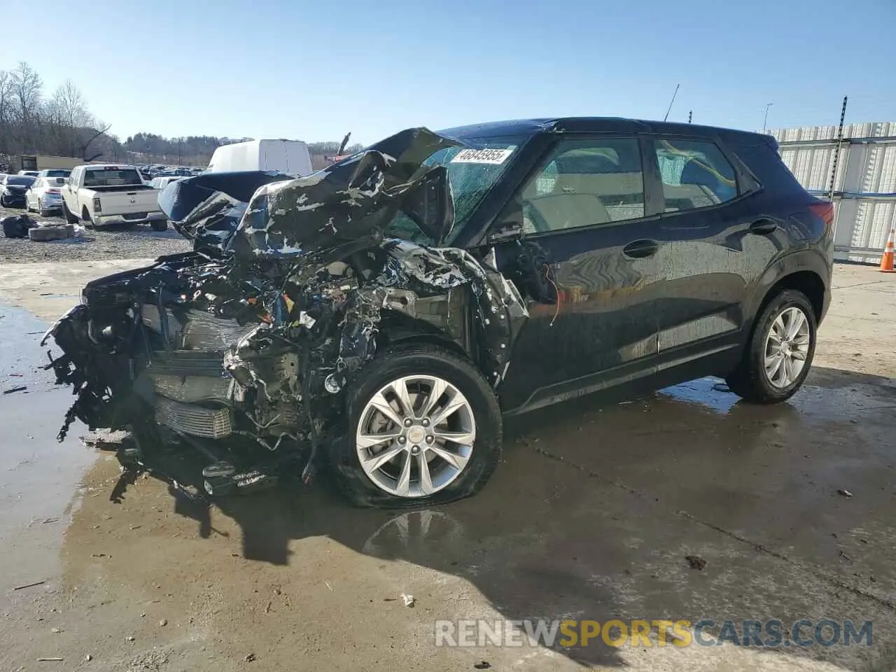 1 Photograph of a damaged car KL79MNSLXMB073304 CHEVROLET TRAILBLZR 2021