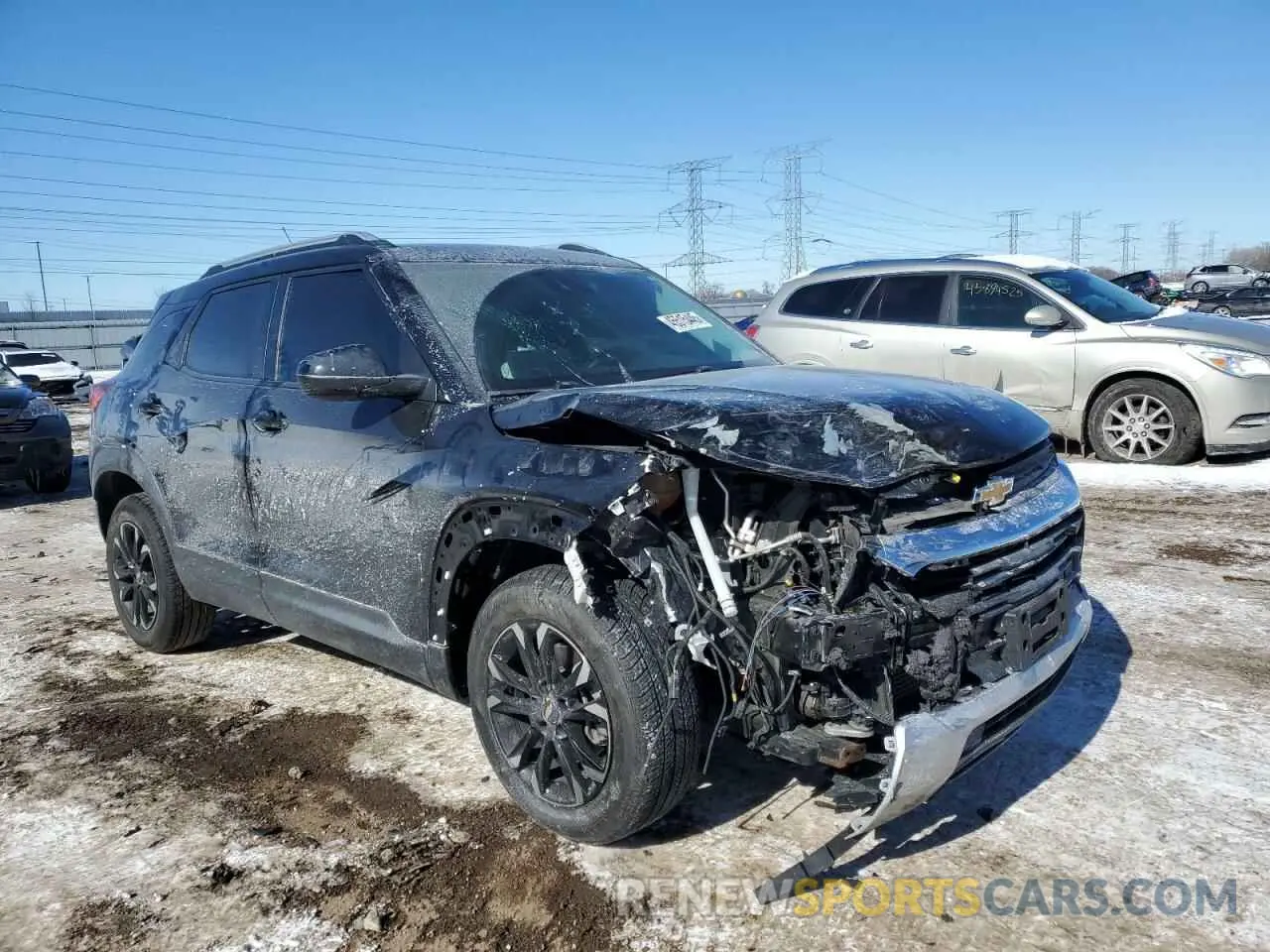 4 Photograph of a damaged car KL79MPS20MB155402 CHEVROLET TRAILBLZR 2021