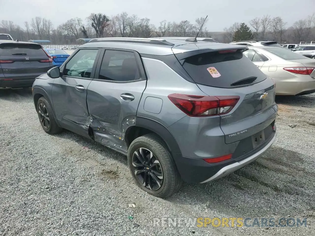 2 Photograph of a damaged car KL79MPS25MB138370 CHEVROLET TRAILBLZR 2021